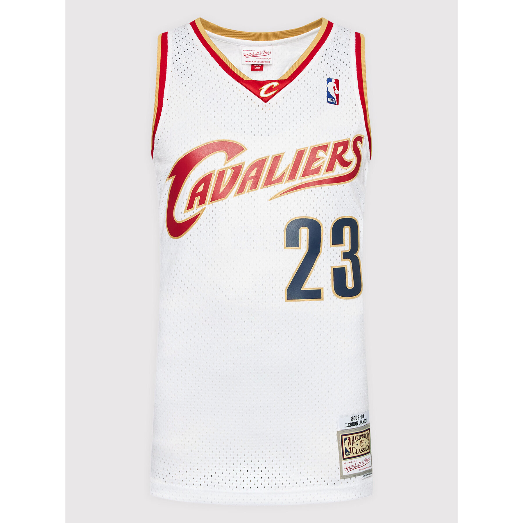 Mitchell & Ness Majica brez rokavov SMJYCP19209 Bela Regular Fit - Pepit.si