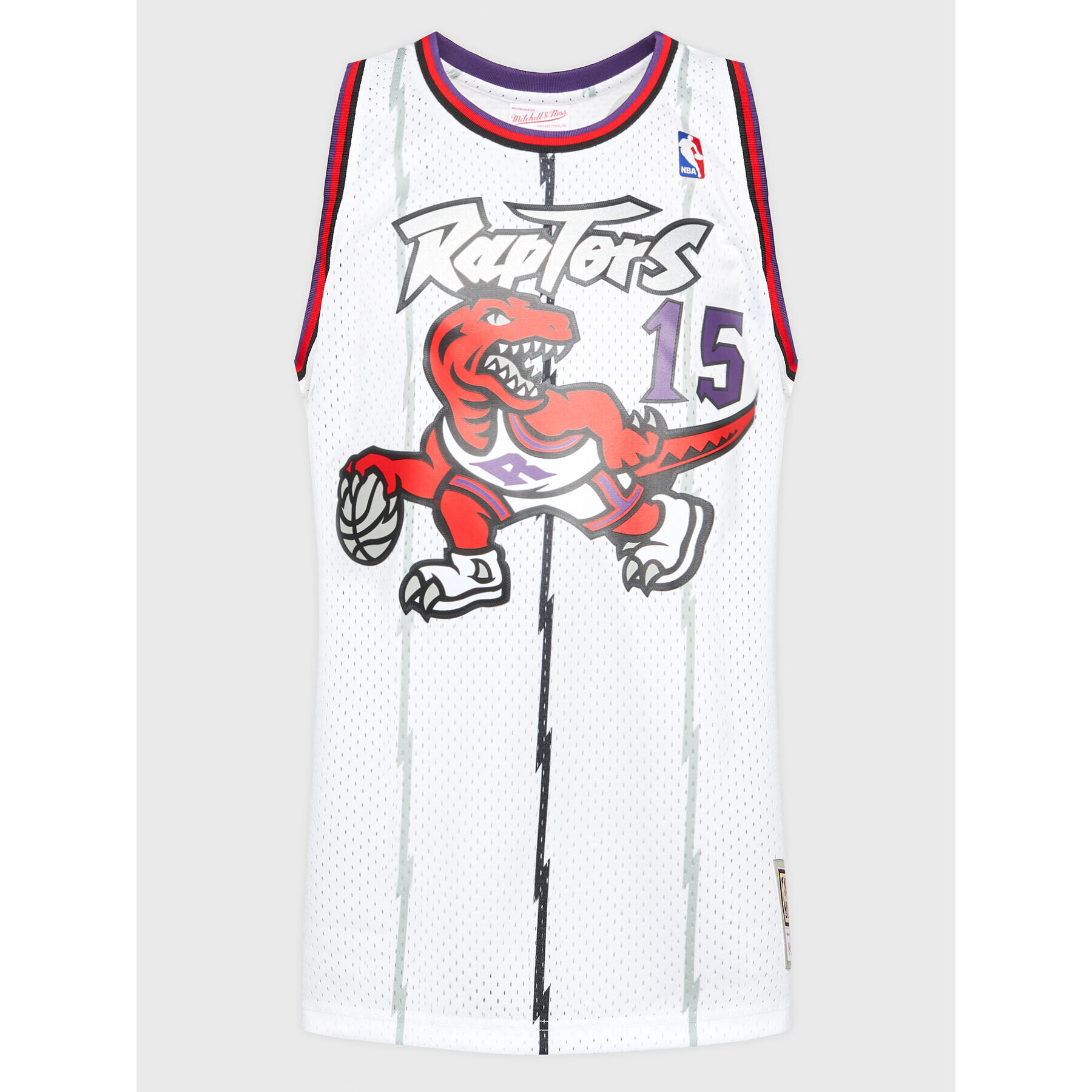 Mitchell & Ness Majica brez rokavov SMJYGS18213 Bela Regular Fit - Pepit.si