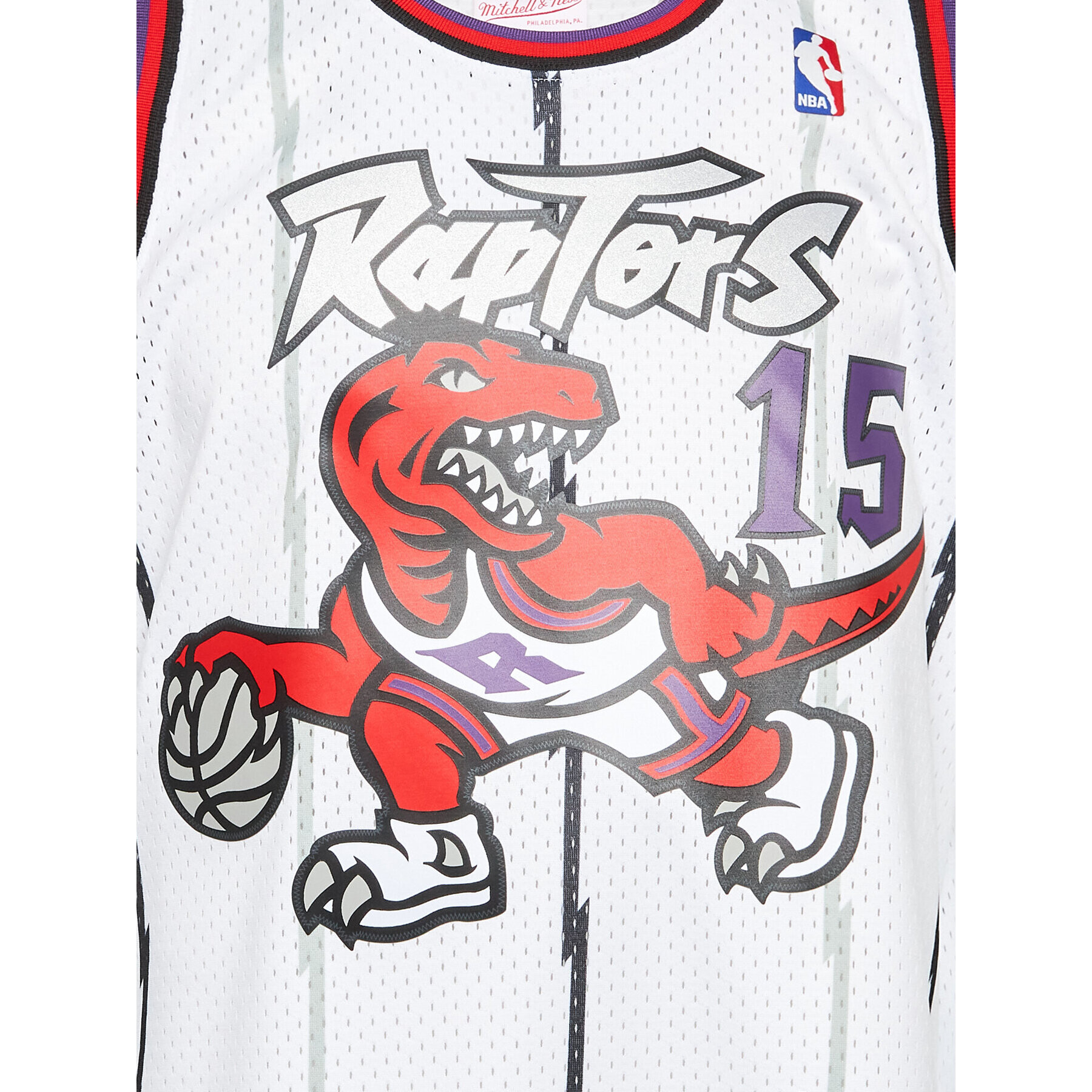 Mitchell & Ness Majica brez rokavov SMJYGS18213 Bela Regular Fit - Pepit.si