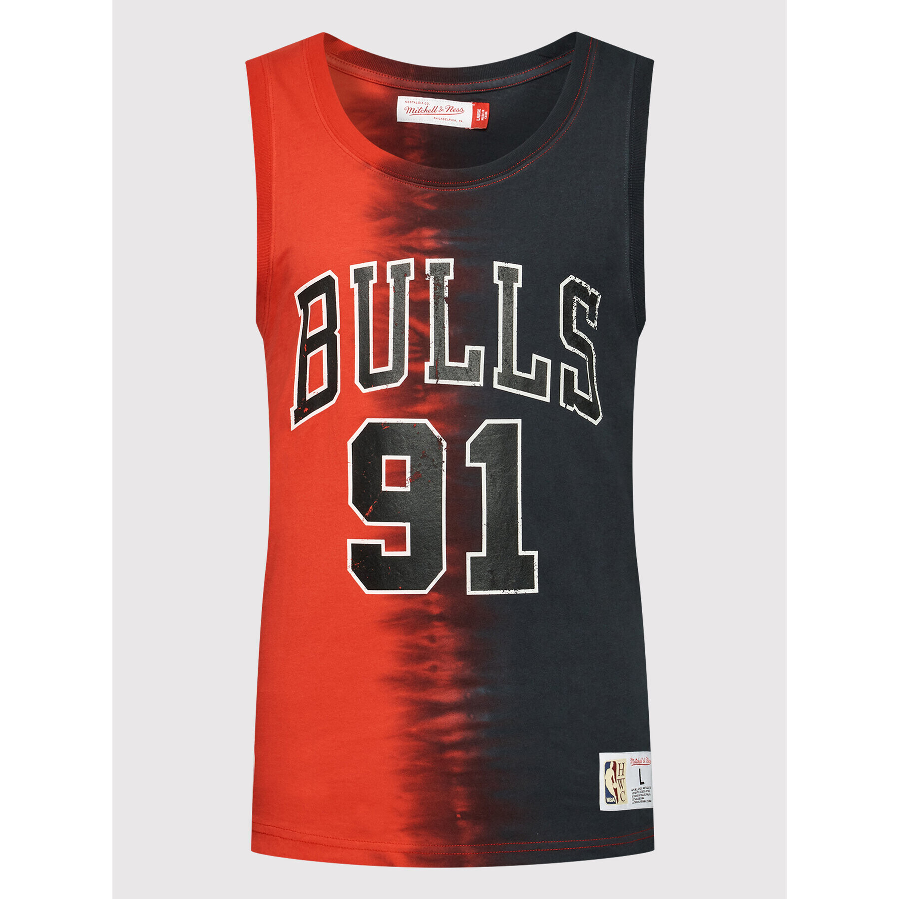 Mitchell & Ness Majica brez rokavov TTNK3206 Črna Regular Fit - Pepit.si