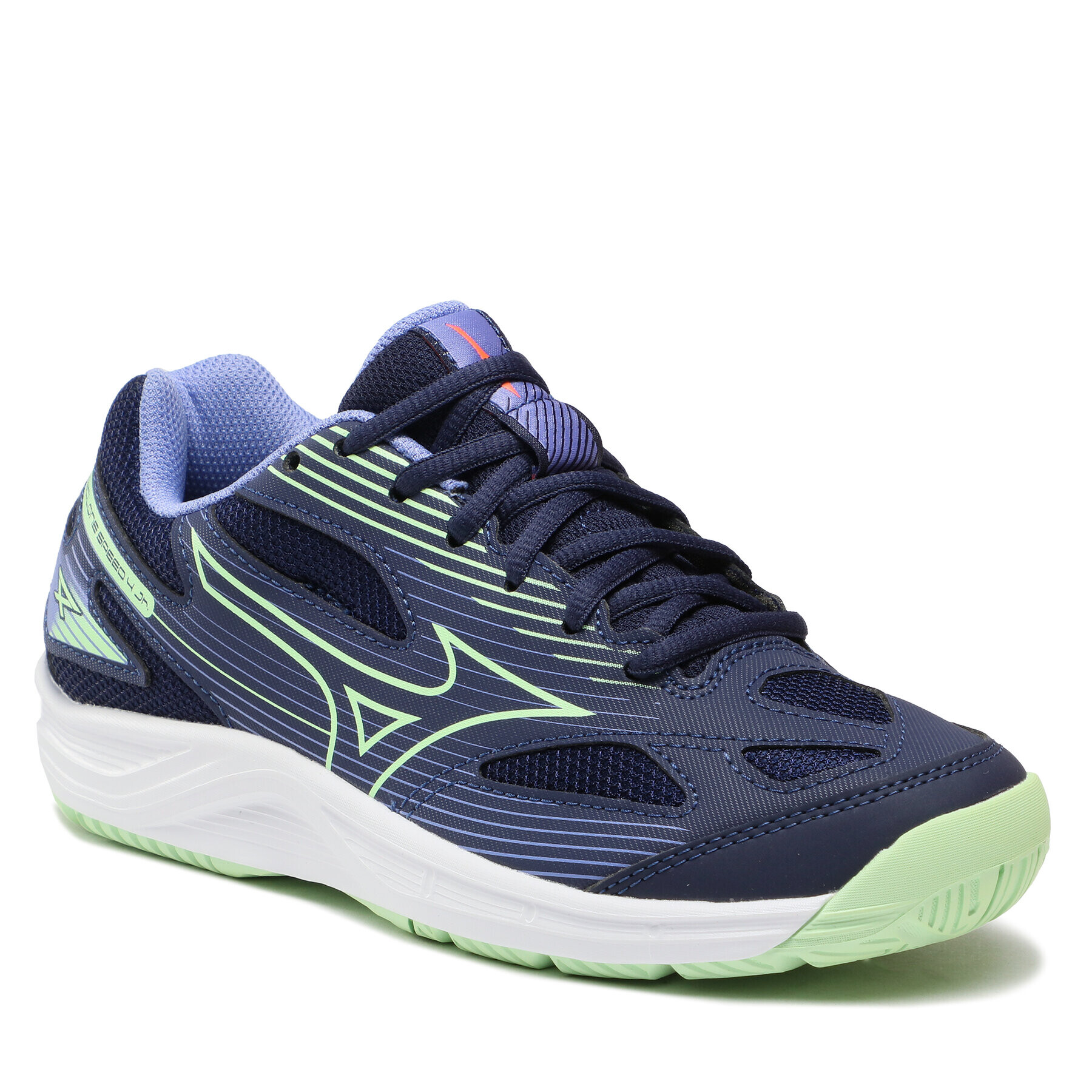 Mizuno Čevlji Cyclone Speed 4 Jr V1GD2310 Modra - Pepit.si