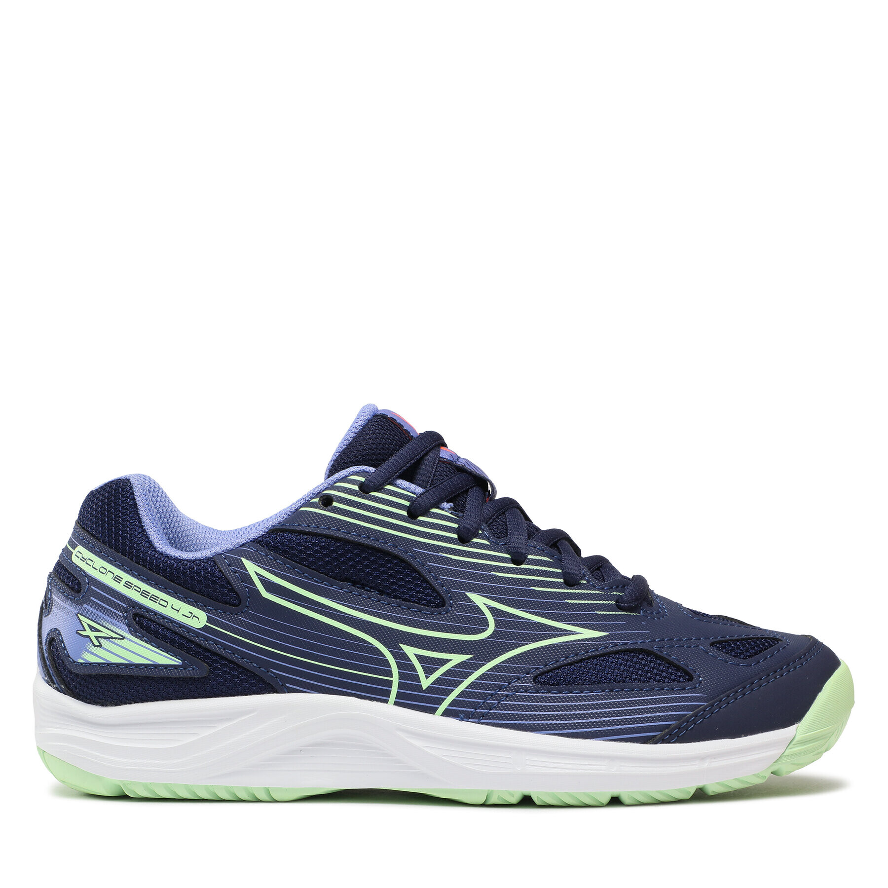 Mizuno Čevlji Cyclone Speed 4 Jr V1GD2310 Modra - Pepit.si