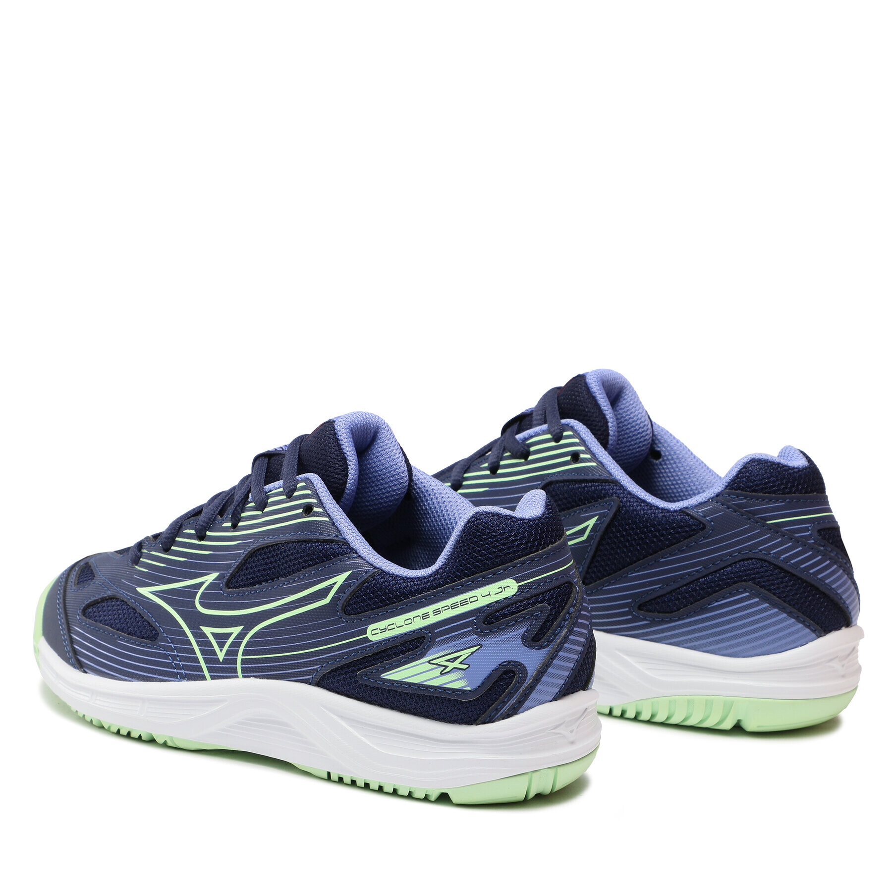 Mizuno Čevlji Cyclone Speed 4 Jr V1GD2310 Modra - Pepit.si