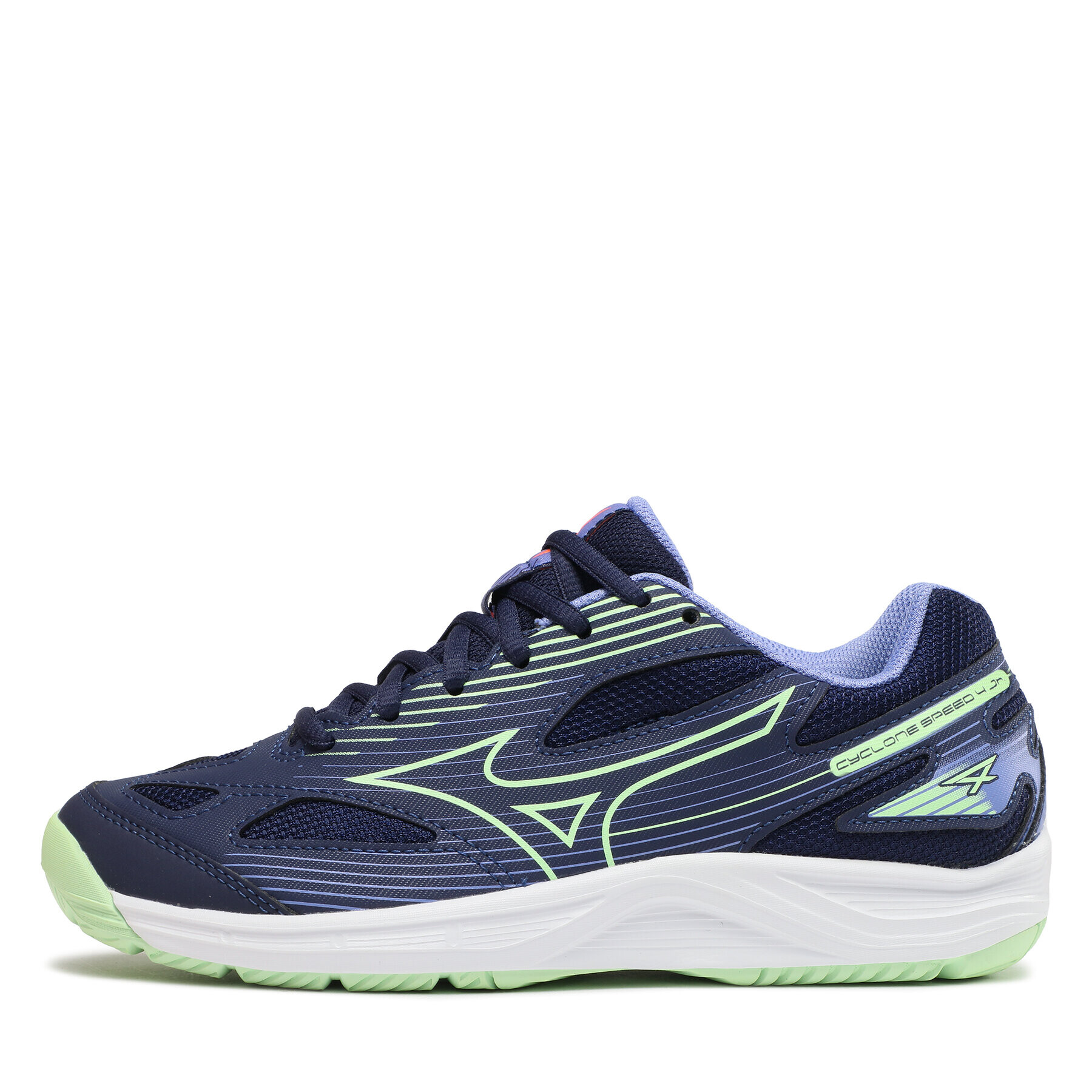 Mizuno Čevlji Cyclone Speed 4 Jr V1GD2310 Modra - Pepit.si