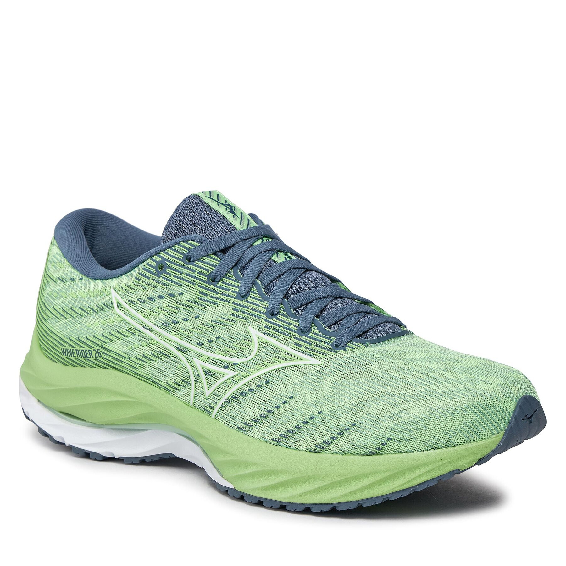 Mizuno Čevlji Wave Rider 26 909C J1GC220356 Zelena - Pepit.si