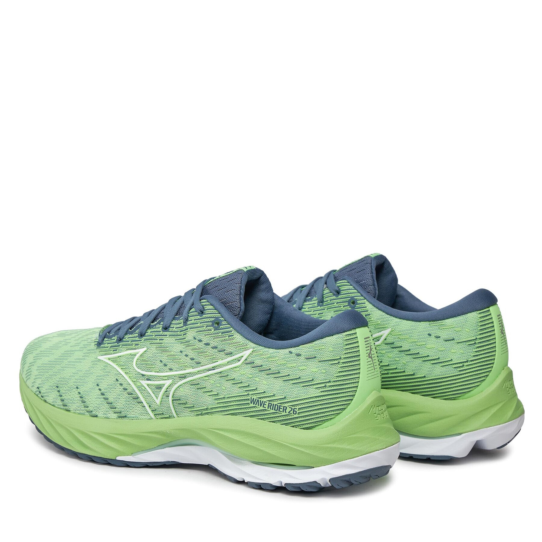 Mizuno Čevlji Wave Rider 26 909C J1GC220356 Zelena - Pepit.si