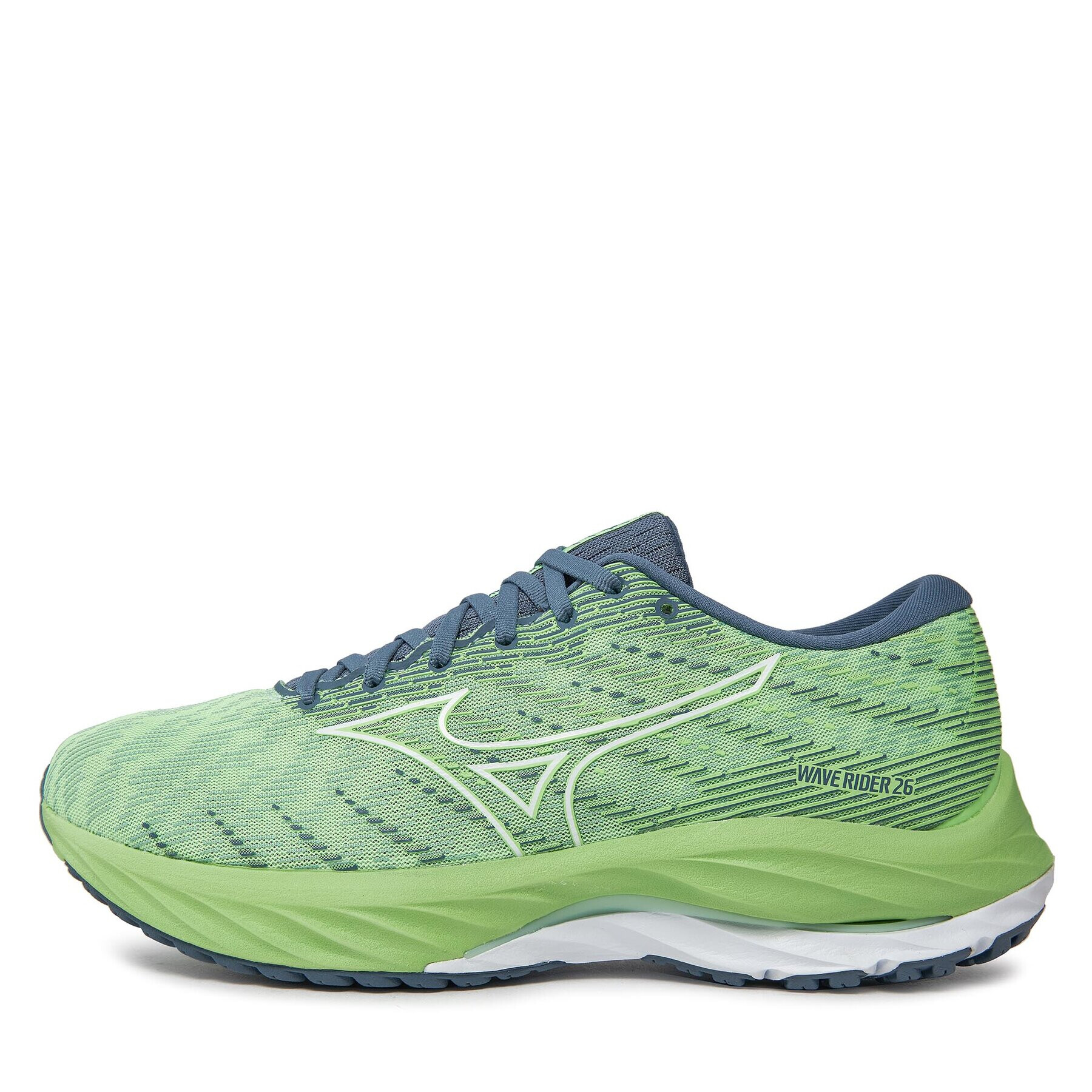 Mizuno Čevlji Wave Rider 26 909C J1GC220356 Zelena - Pepit.si