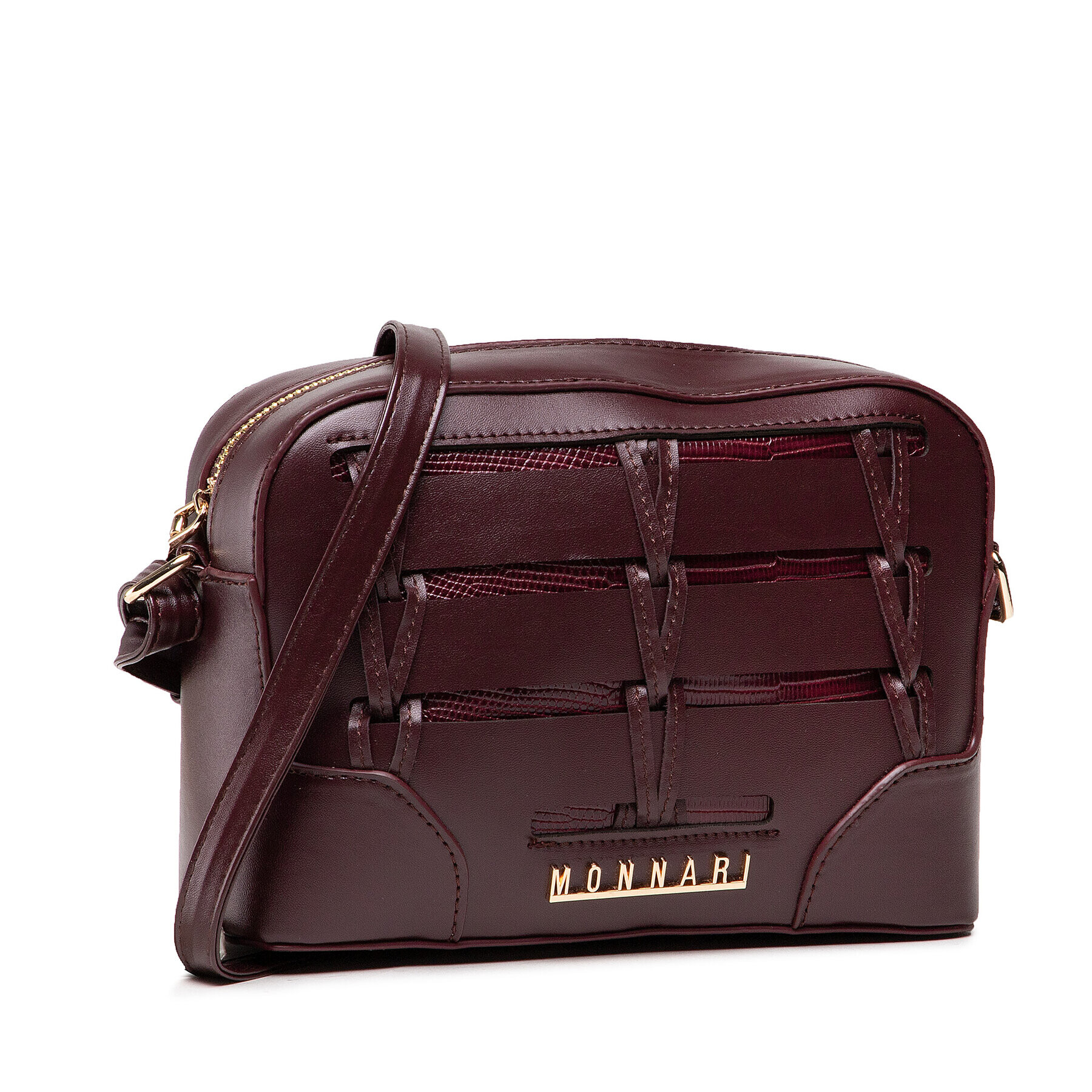 Monnari Ročna torba BAG2190-005 Bordo rdeča - Pepit.si