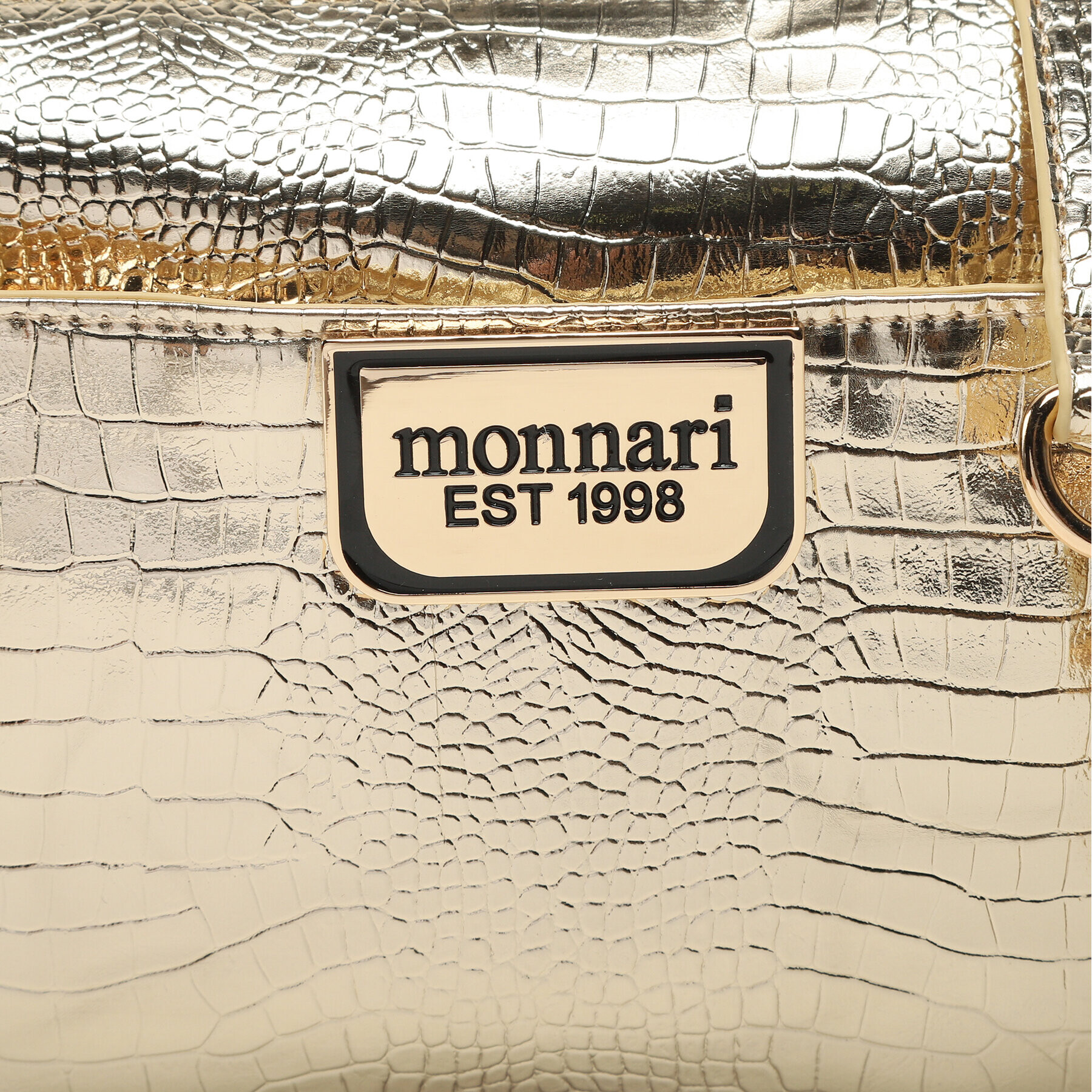 Monnari Ročna torba BAG2240-023 Zlata - Pepit.si