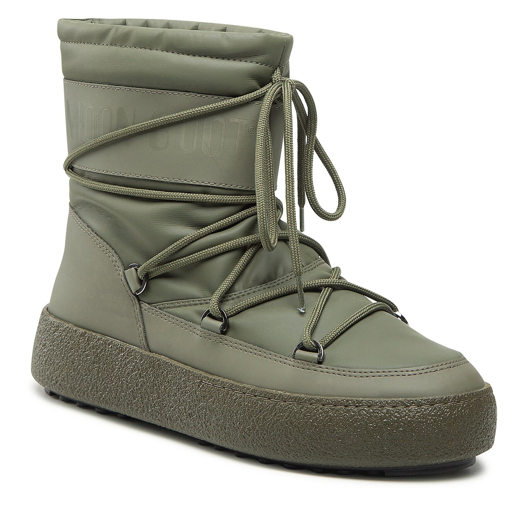 Moon Boot Škornji za sneg Mtrack Tube Rubber 24400500003 Khaki - Pepit.si