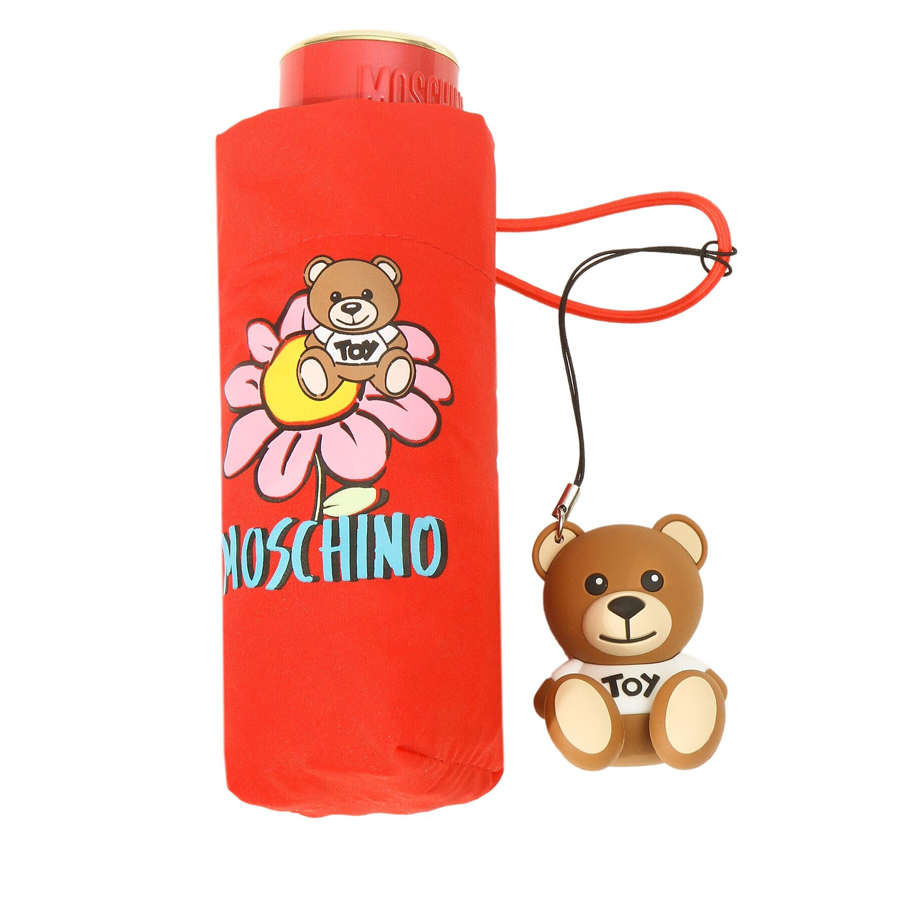 MOSCHINO Dežnik Supermini C 8252 Rdeča - Pepit.si