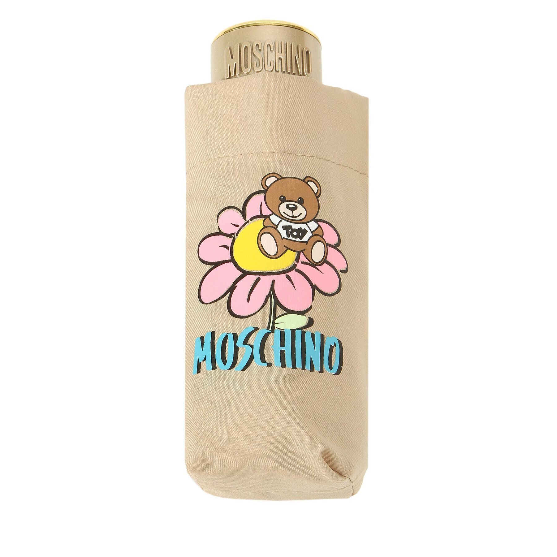 MOSCHINO Dežnik Supermini D 8252 Bež - Pepit.si