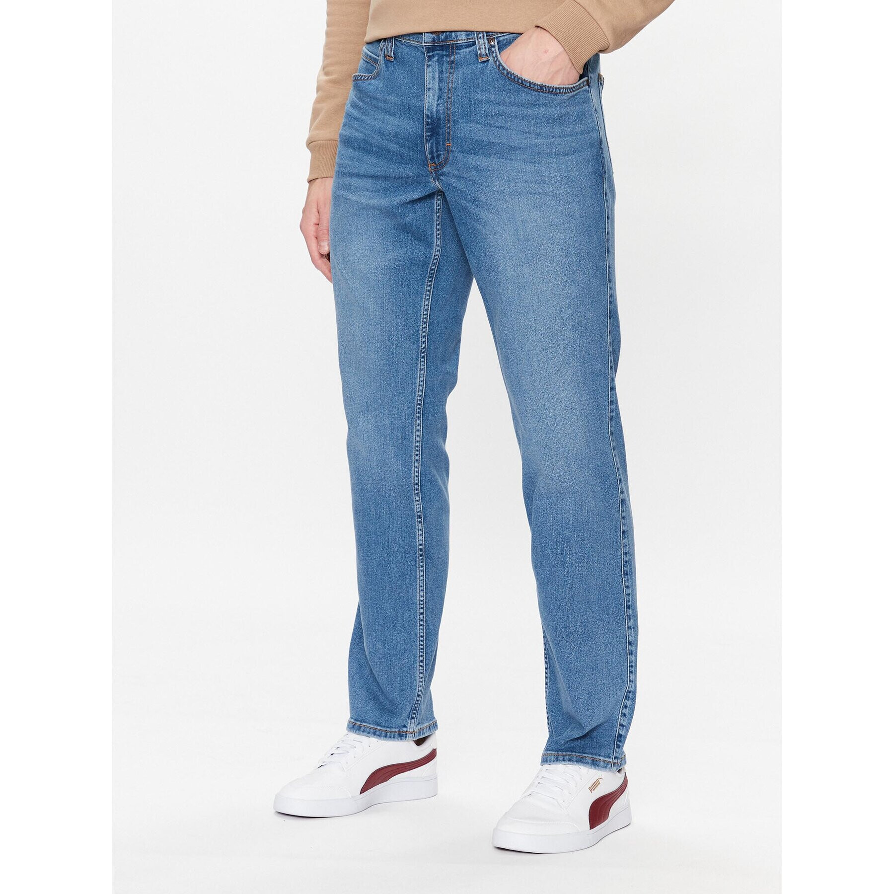 Mustang Jeans hlače Tramper 1013404 Modra Regular Fit - Pepit.si