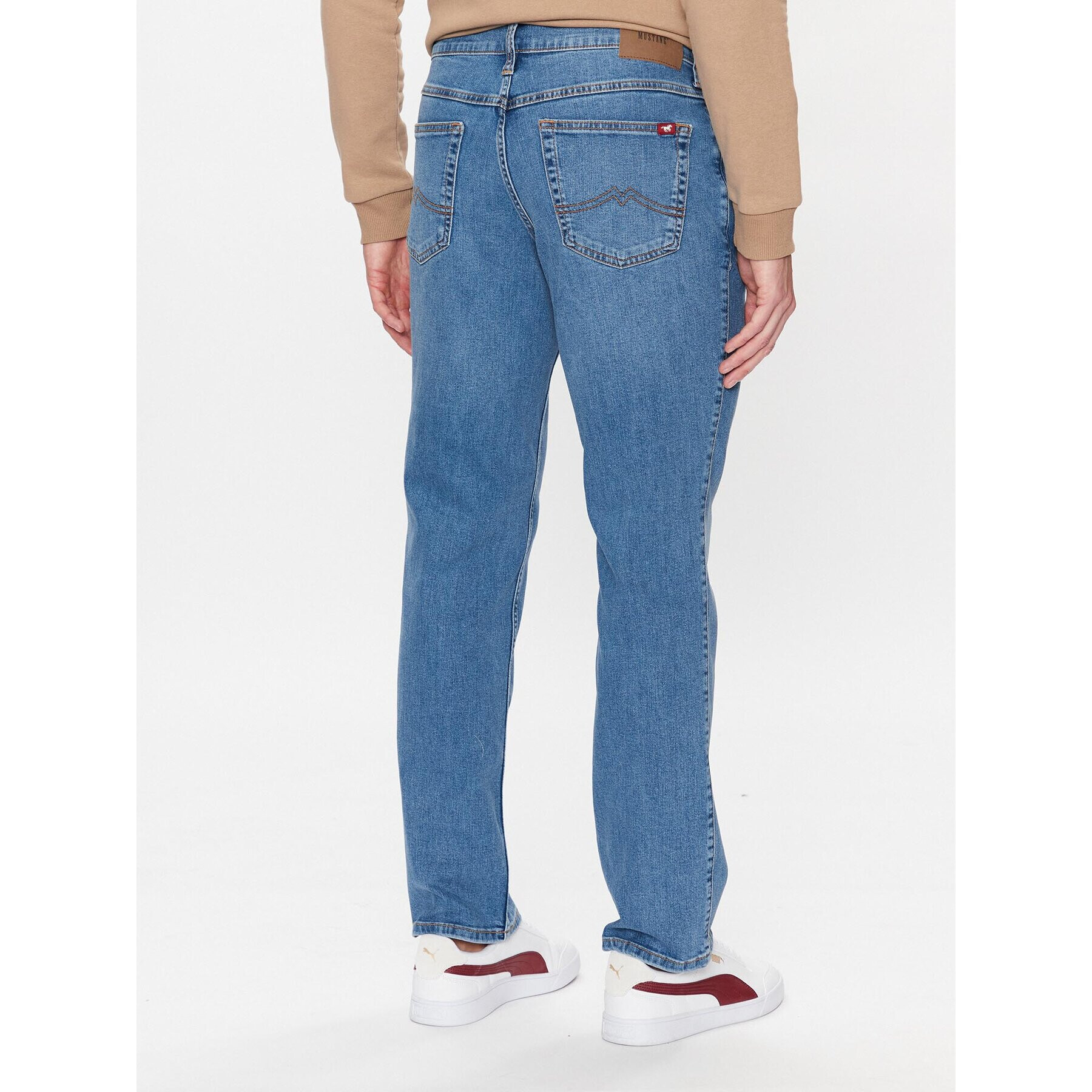 Mustang Jeans hlače Tramper 1013404 Modra Regular Fit - Pepit.si