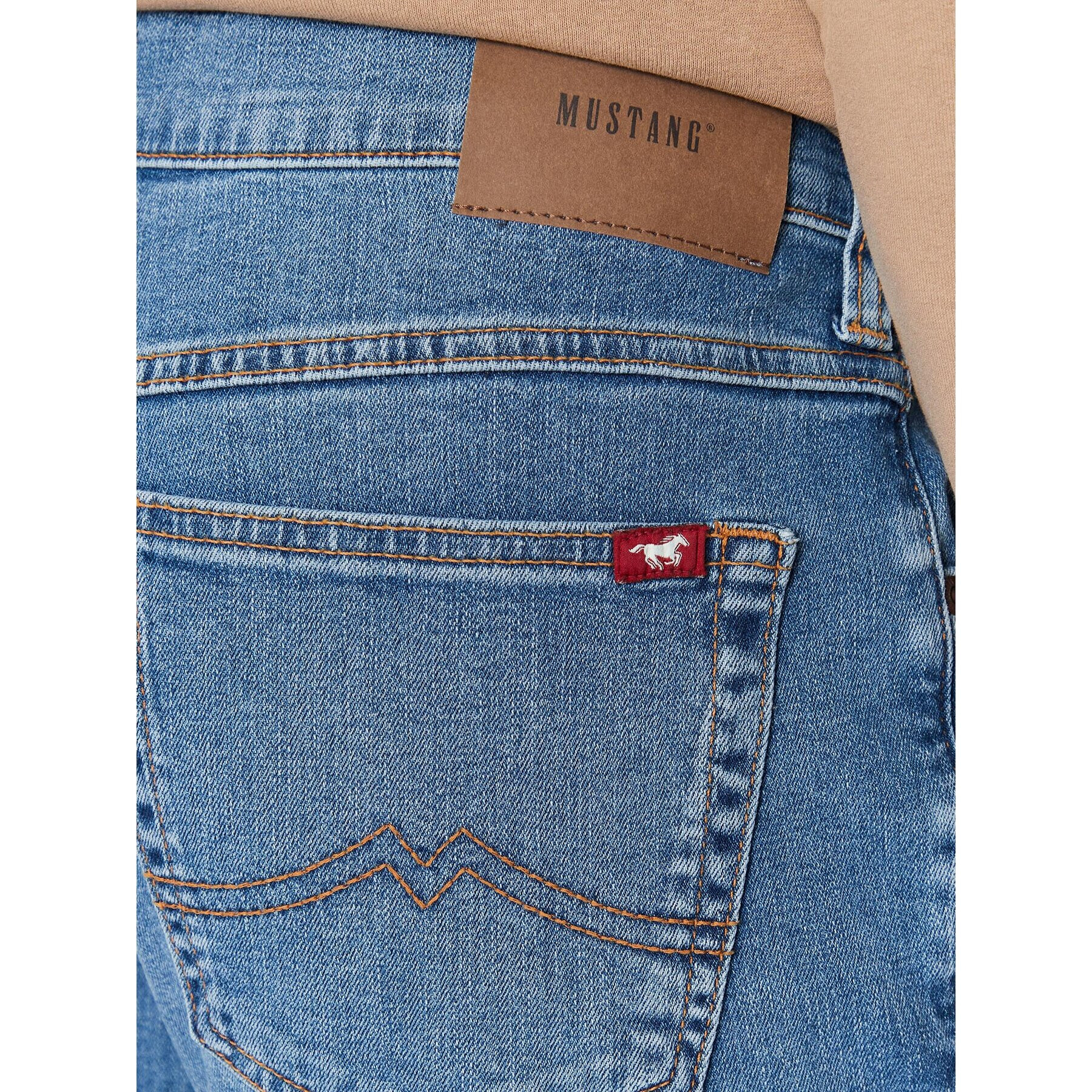 Mustang Jeans hlače Tramper 1013404 Modra Regular Fit - Pepit.si