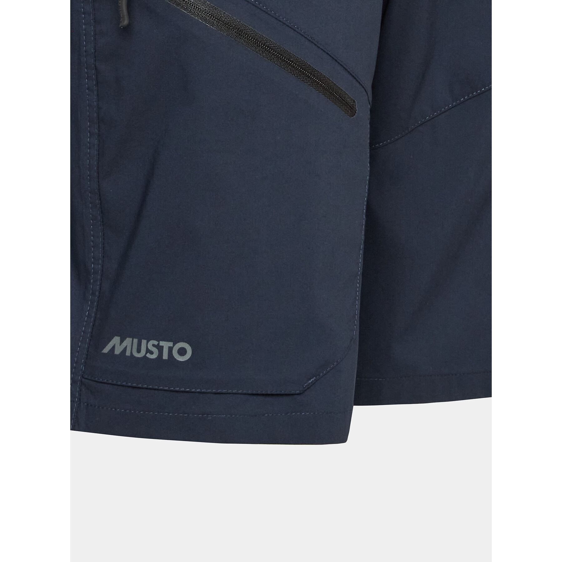 Musto Kratke hlače iz tkanine 82448 Mornarsko modra Regular Fit - Pepit.si