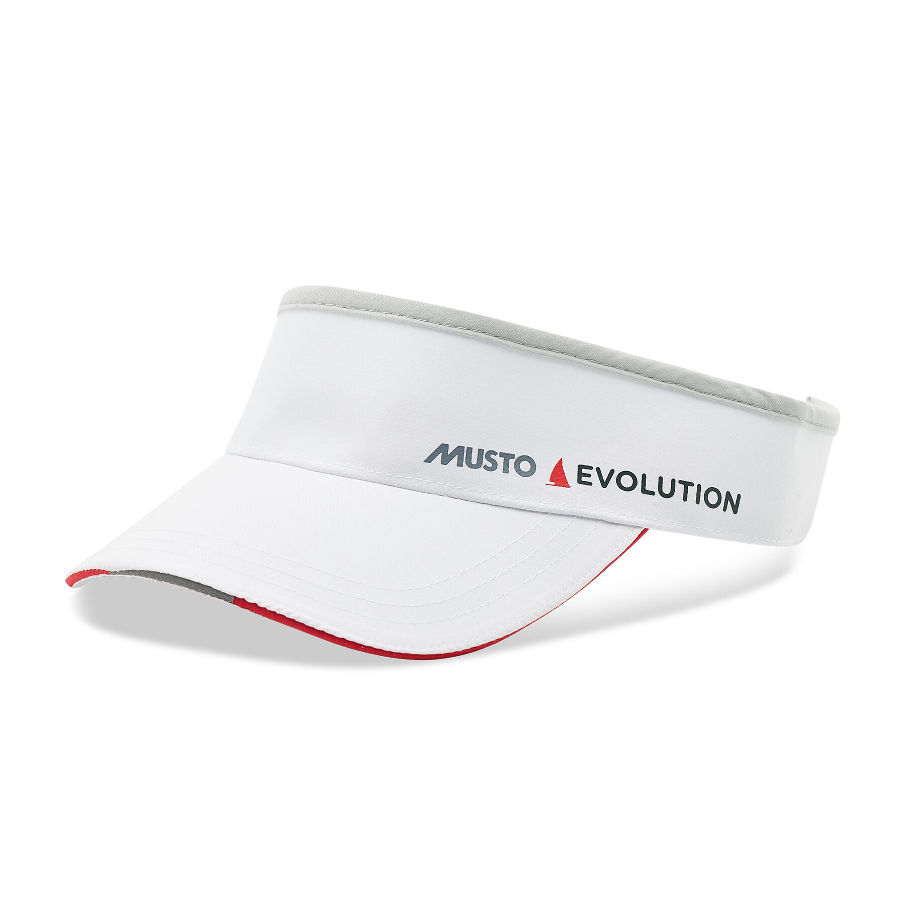 Musto Športni trak s šiltom Evo Race Visor 80050 Bela - Pepit.si