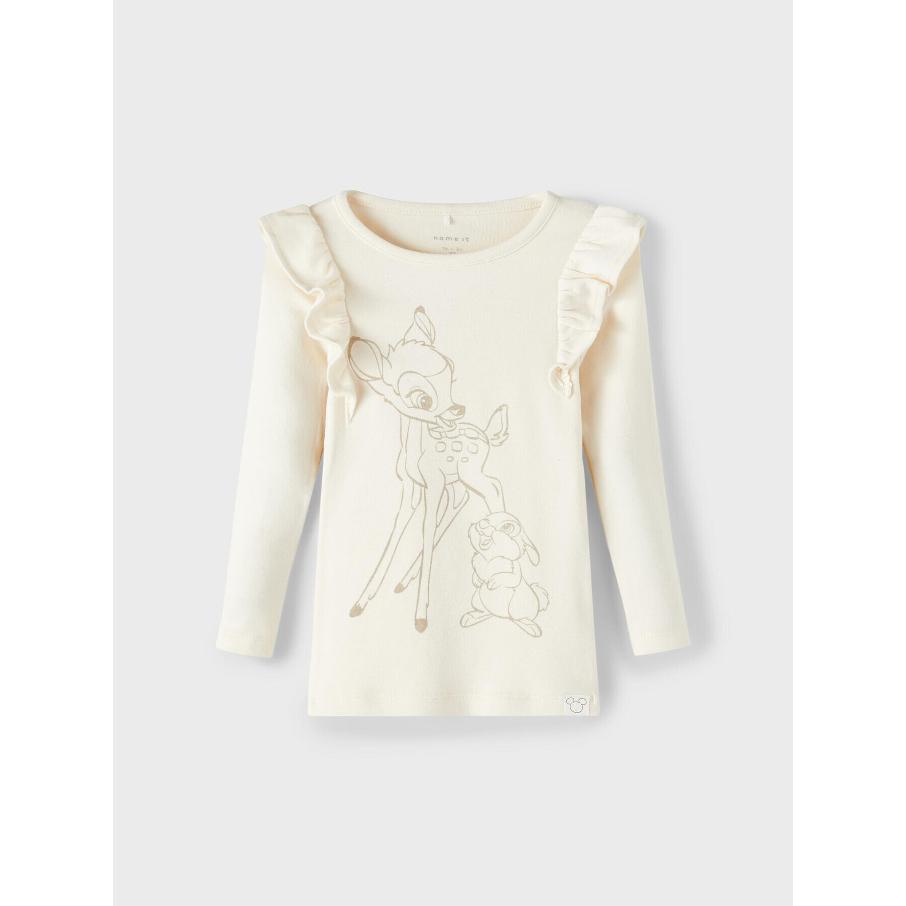 NAME IT Bluza DISNEY 13207436 Bež Regular Fit - Pepit.si