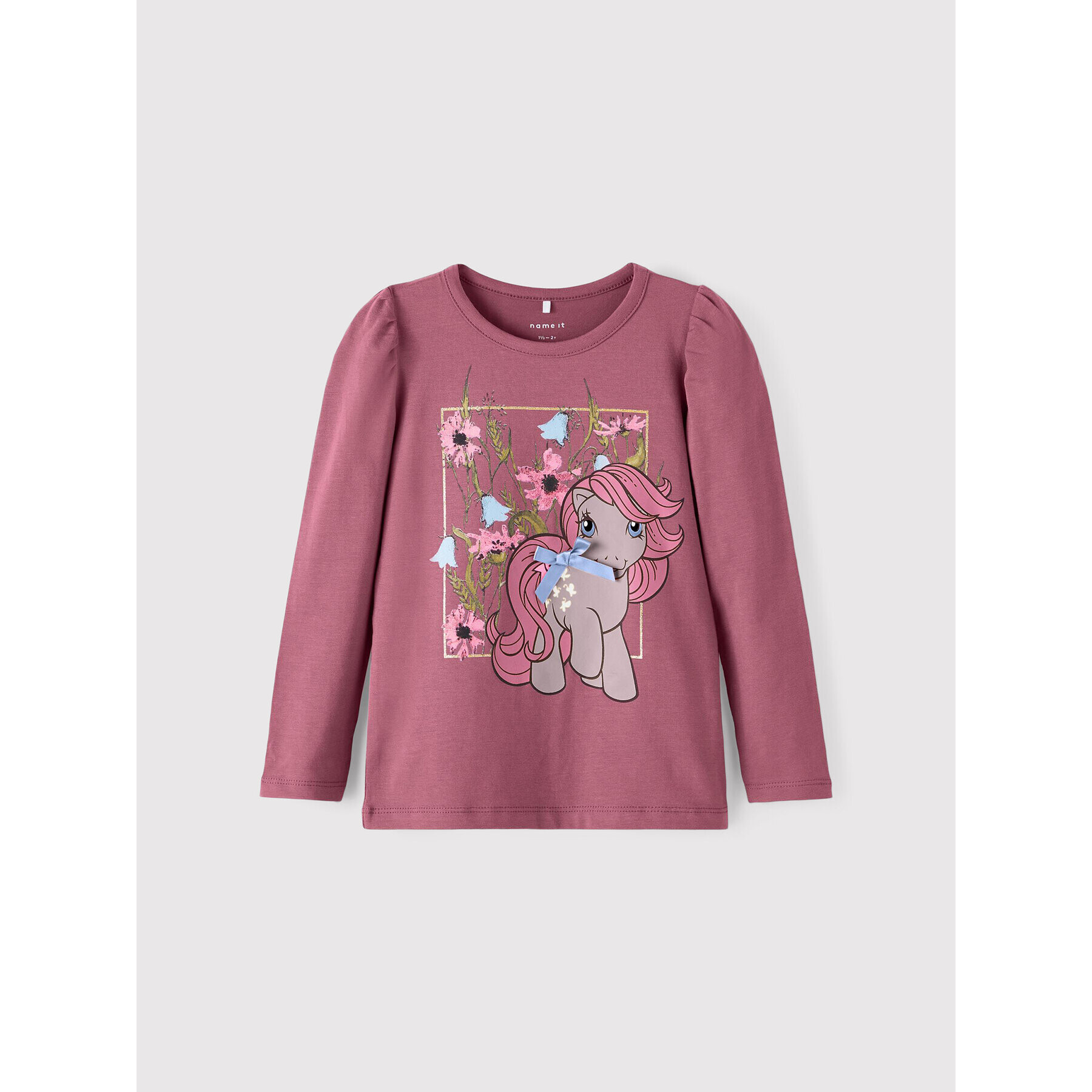 NAME IT Bluza MY LITTLE PONY 13205064 Roza Regular Fit - Pepit.si