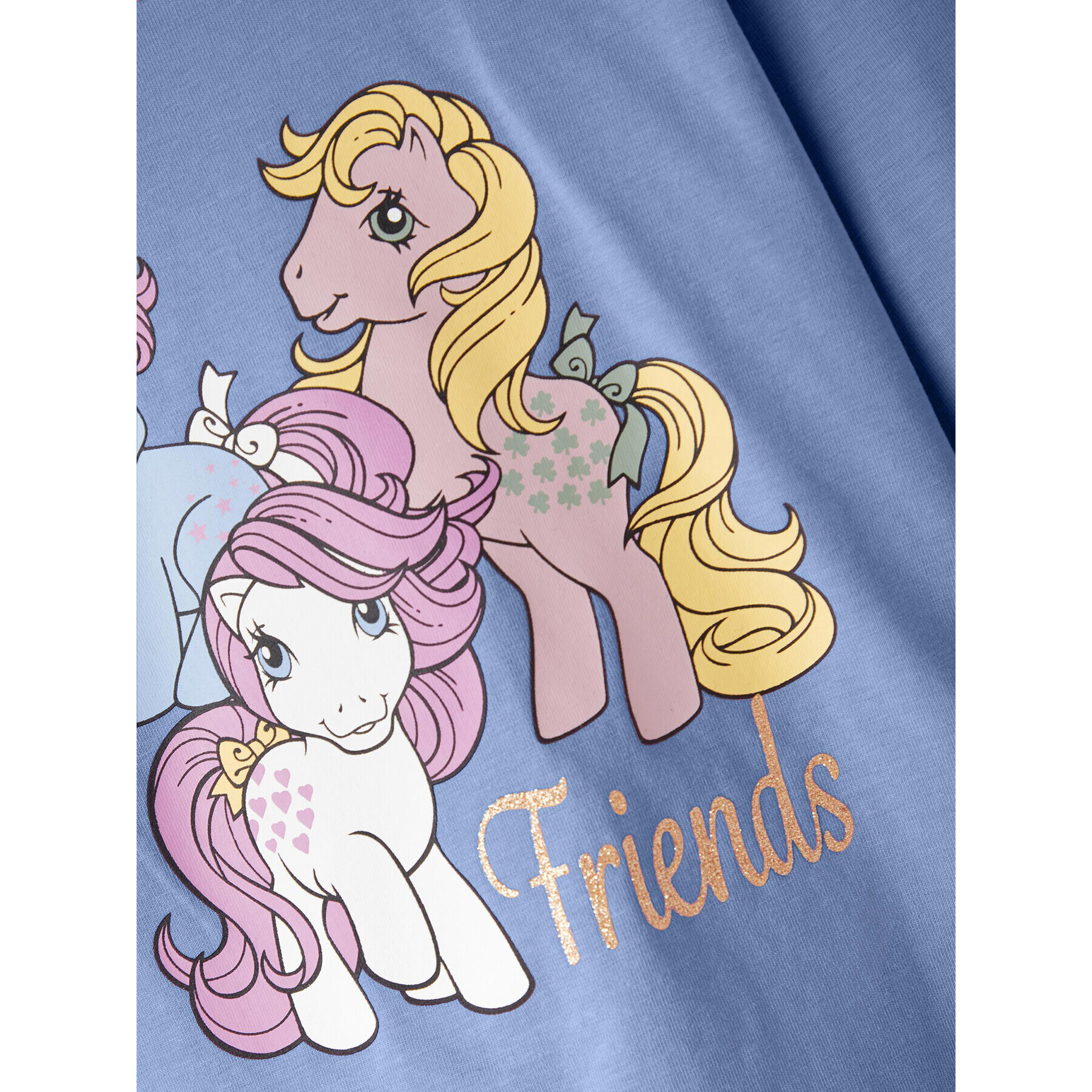 NAME IT Bluza MY LITTLE PONY 13207676 Modra Regular Fit - Pepit.si