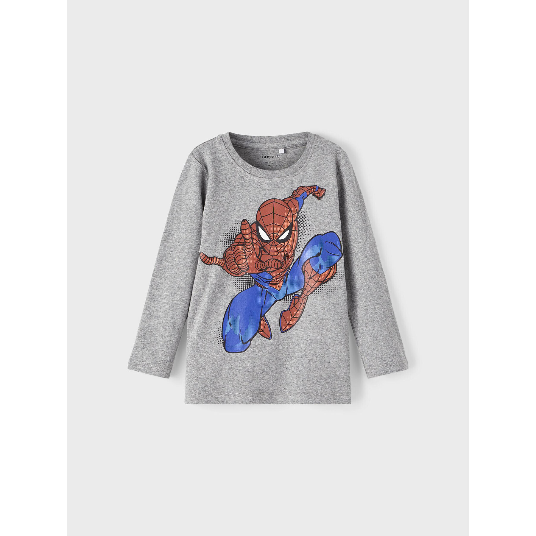 NAME IT Bluza SPIDER-MAN 13210754 Siva Regular Fit - Pepit.si