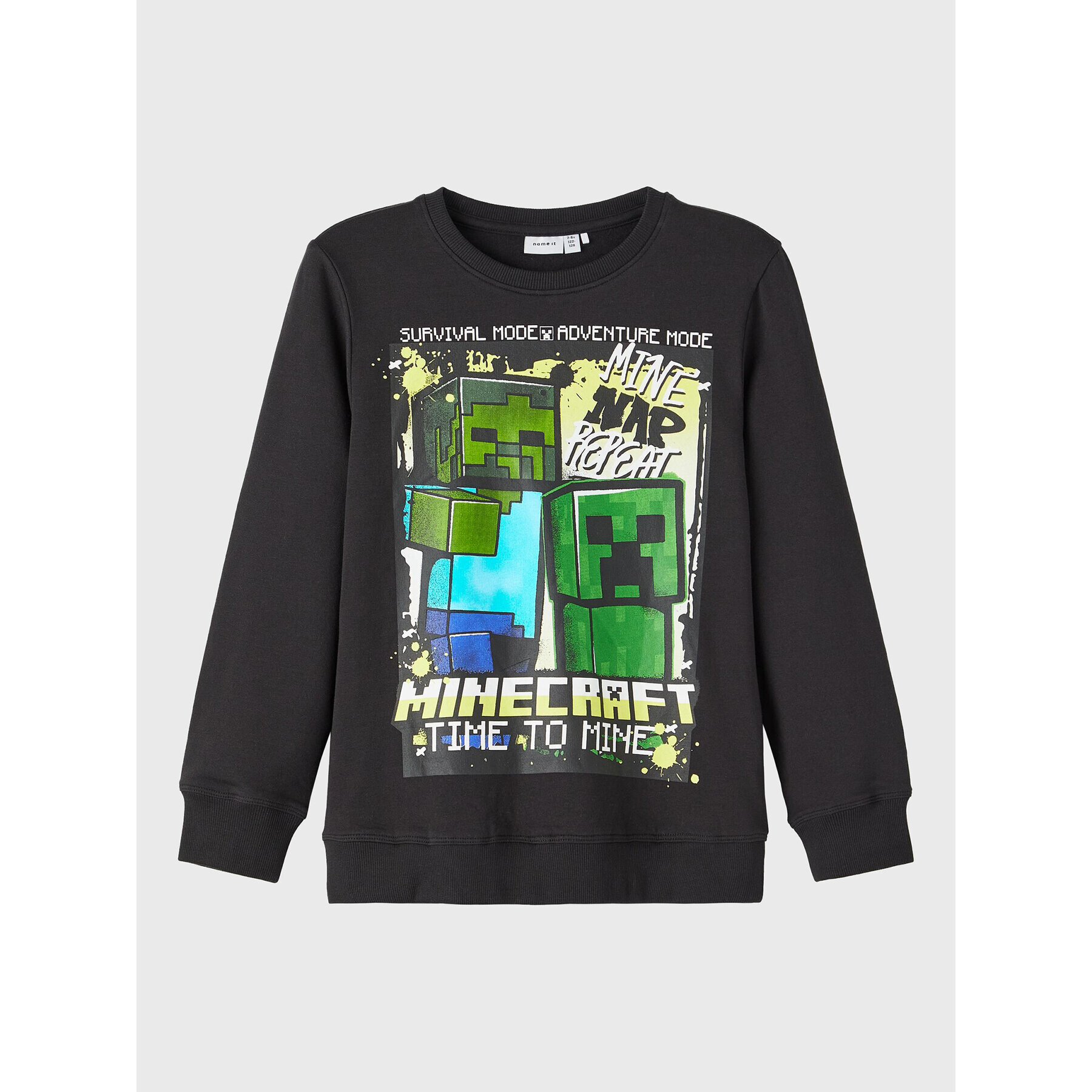 NAME IT Jopa MINECRAFT 13211198 Črna Regular Fit - Pepit.si