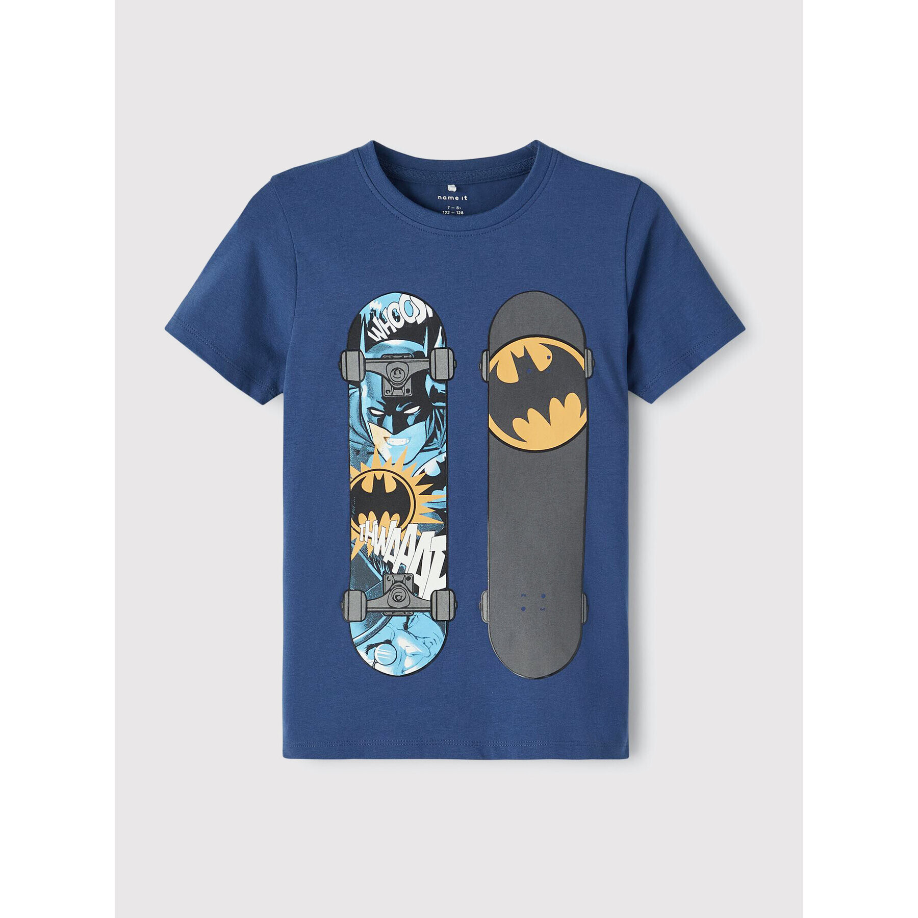 NAME IT Majica BATMAN 13205402 Mornarsko modra Regular Fit - Pepit.si