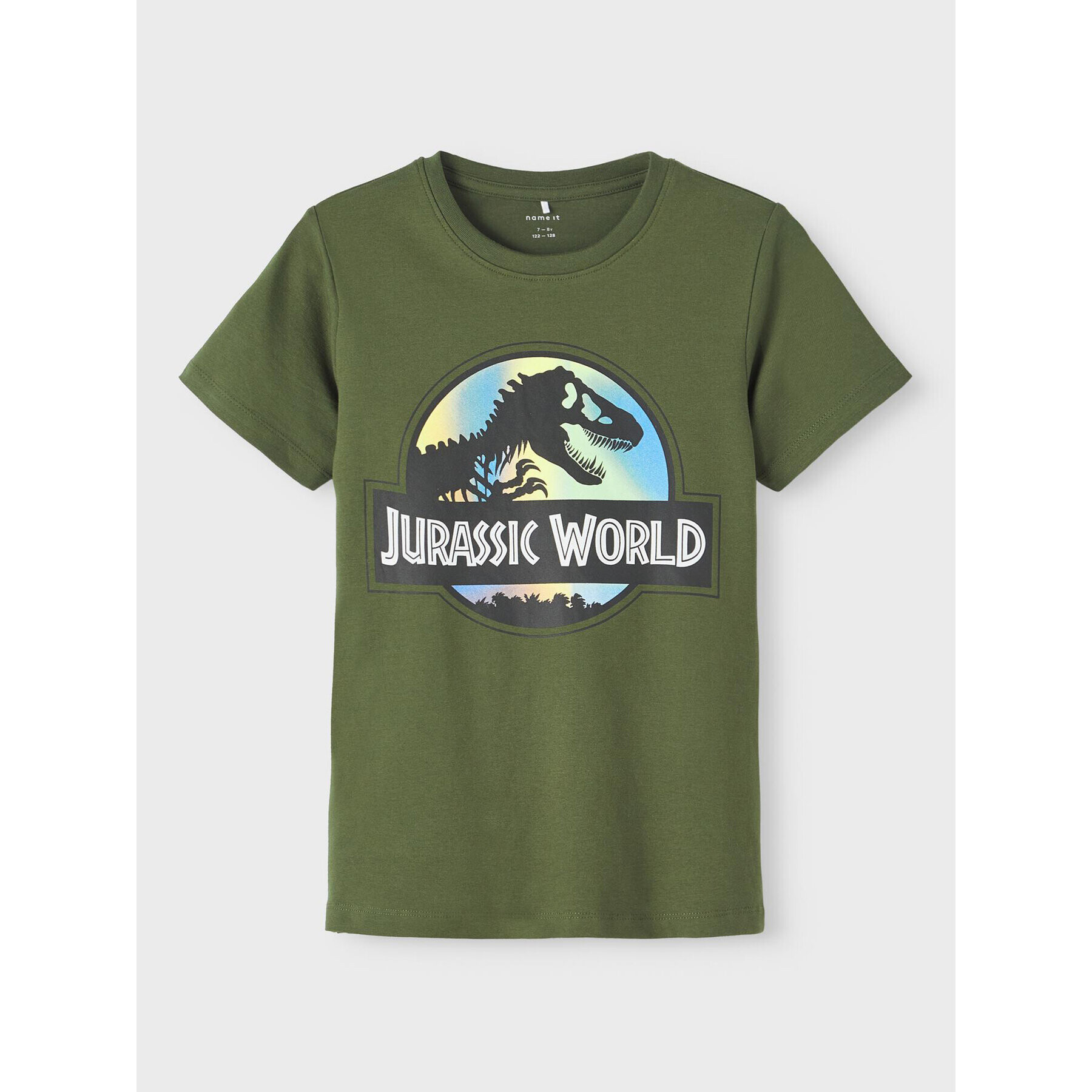 NAME IT Majica Jurassic World 13219935 Zelena Regular Fit - Pepit.si