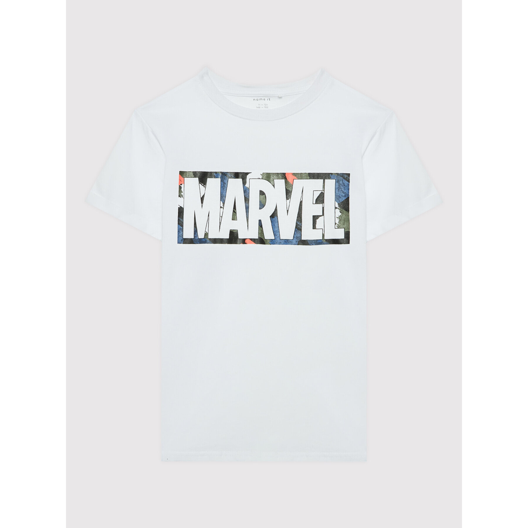 NAME IT Majica MARVEL 1320339 Bela Regular Fit - Pepit.si