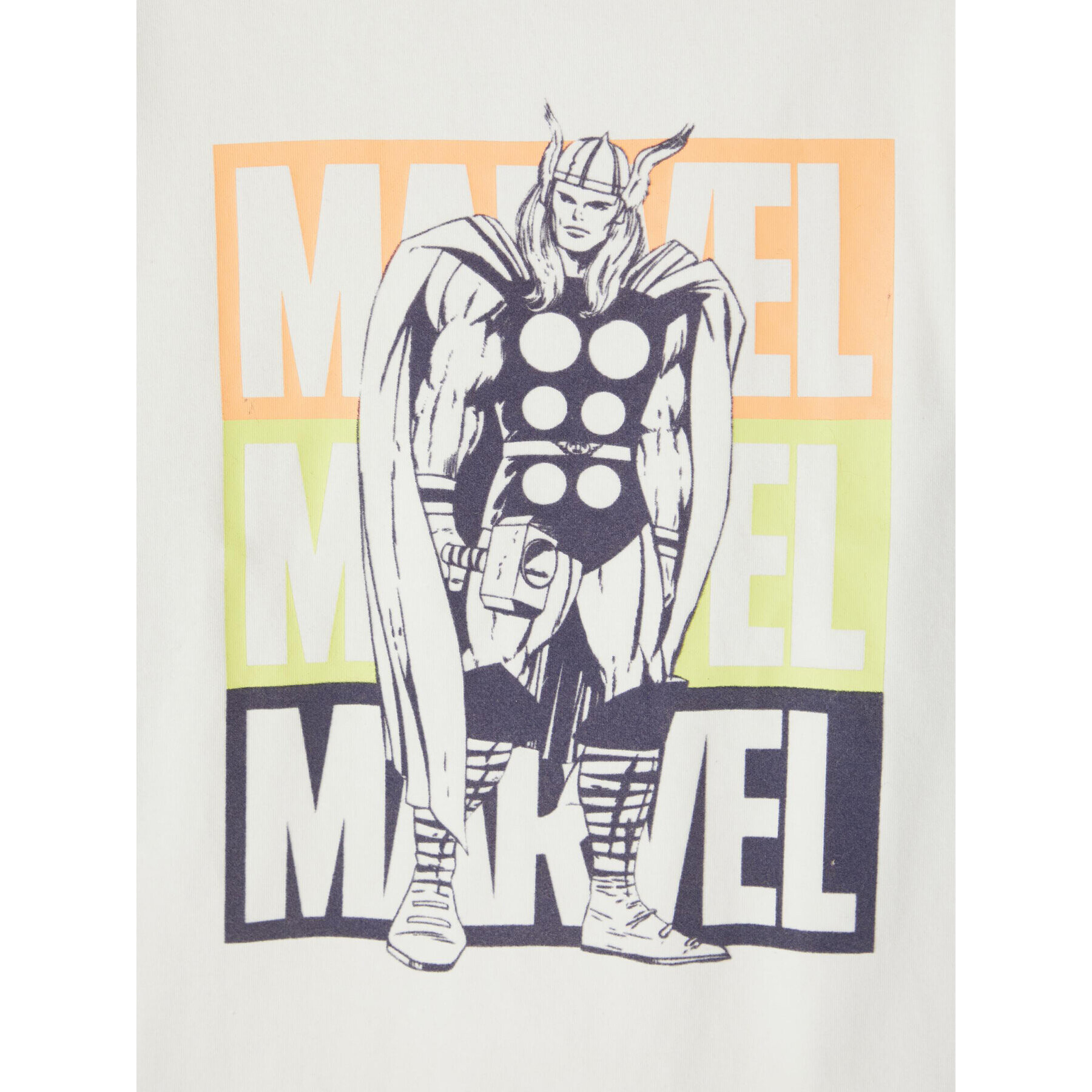 NAME IT Majica MARVEL 13203684 Bež Regular Fit - Pepit.si