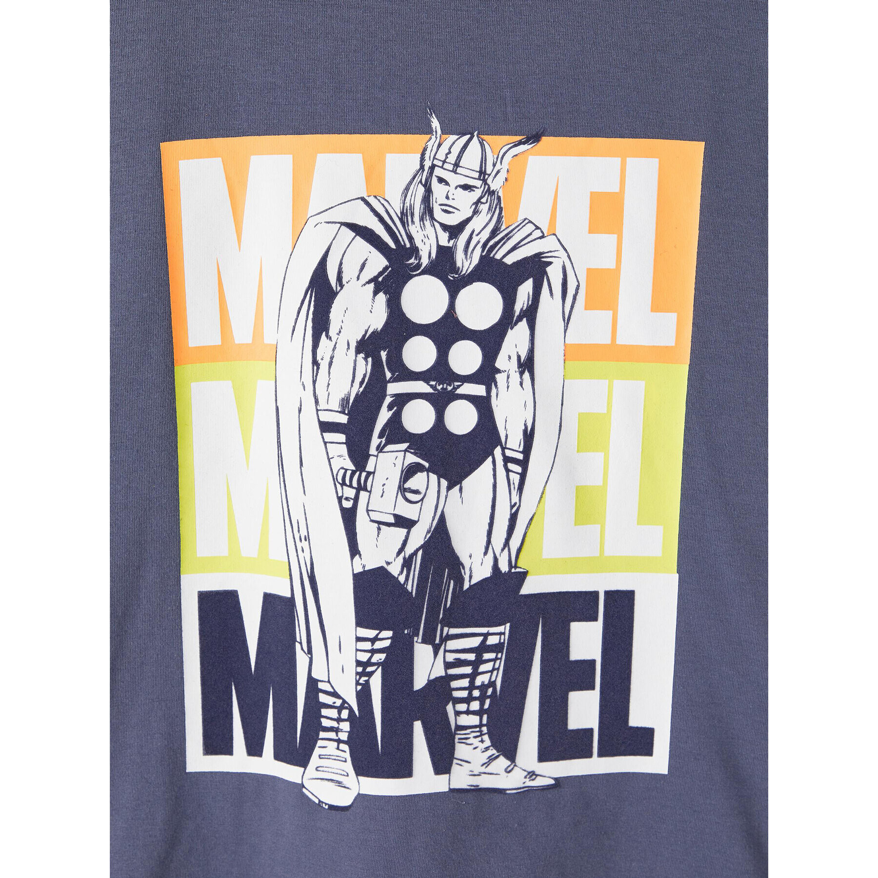 NAME IT Majica MARVEL 13203684 Mornarsko modra Regular Fit - Pepit.si