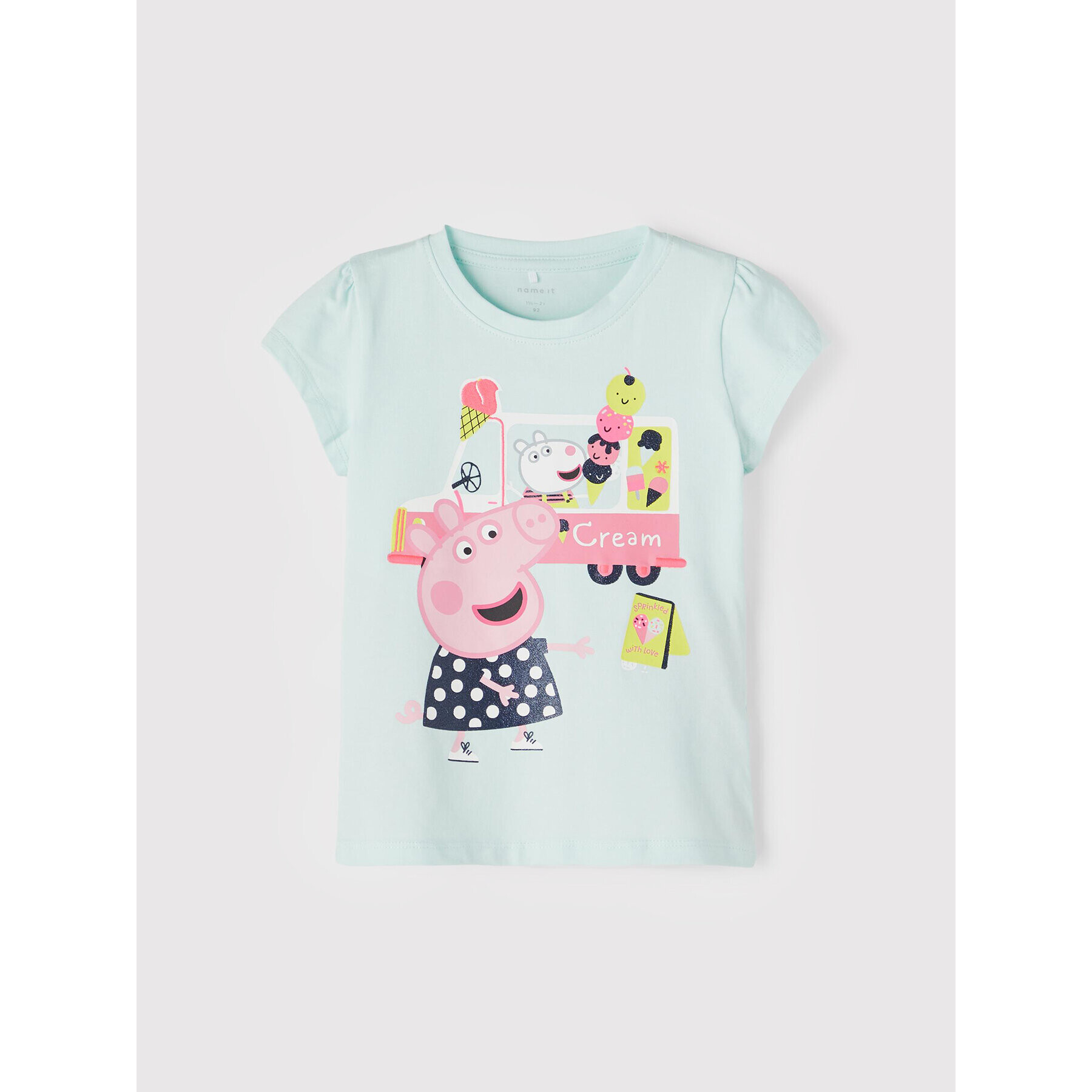 NAME IT Majica PEPPA PIG 13201304 Zelena Regular Fit - Pepit.si