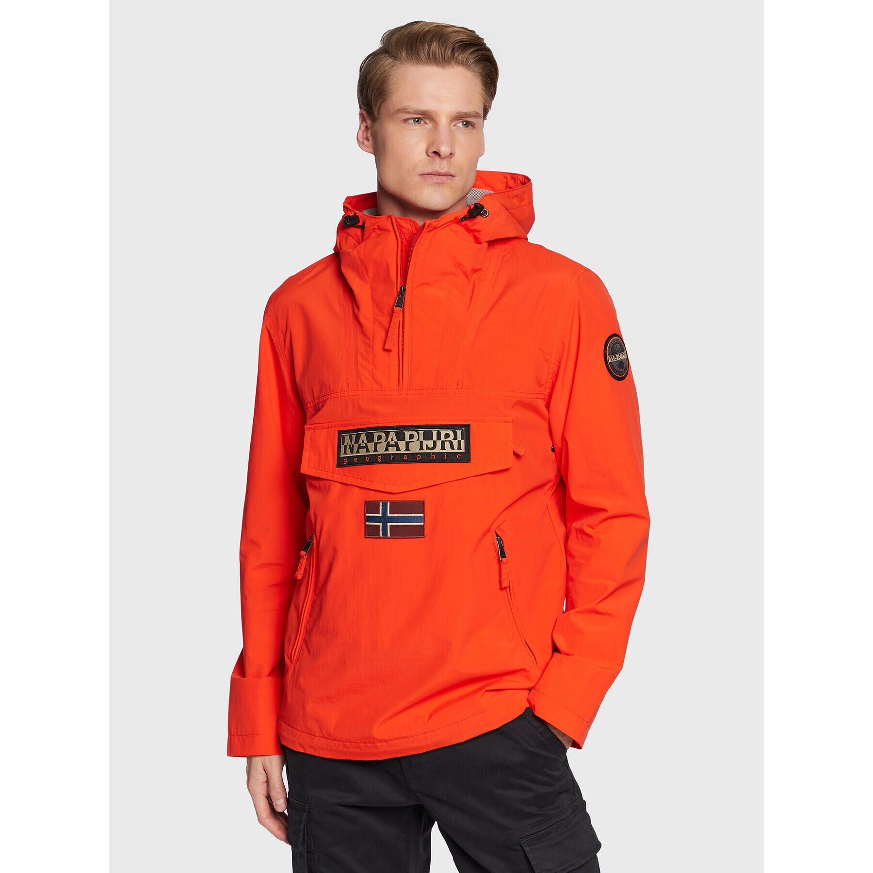 Napapijri Anorak Rainforest NP0A4G7C Oranžna Regular Fit - Pepit.si