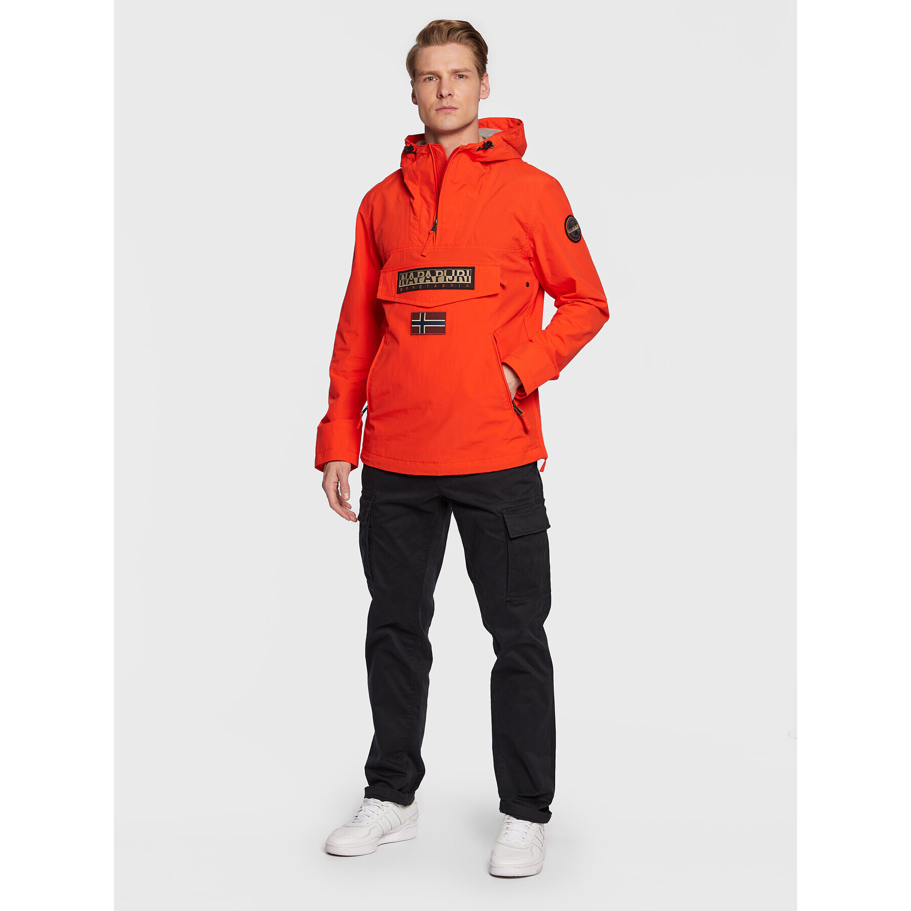 Napapijri Anorak Rainforest NP0A4G7C Oranžna Regular Fit - Pepit.si