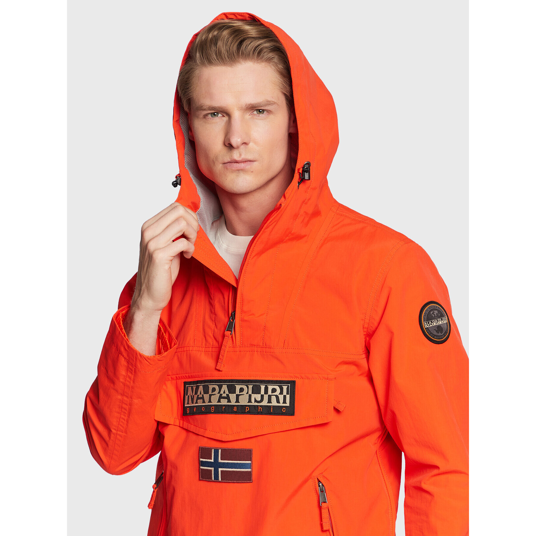 Napapijri Anorak Rainforest NP0A4G7C Oranžna Regular Fit - Pepit.si