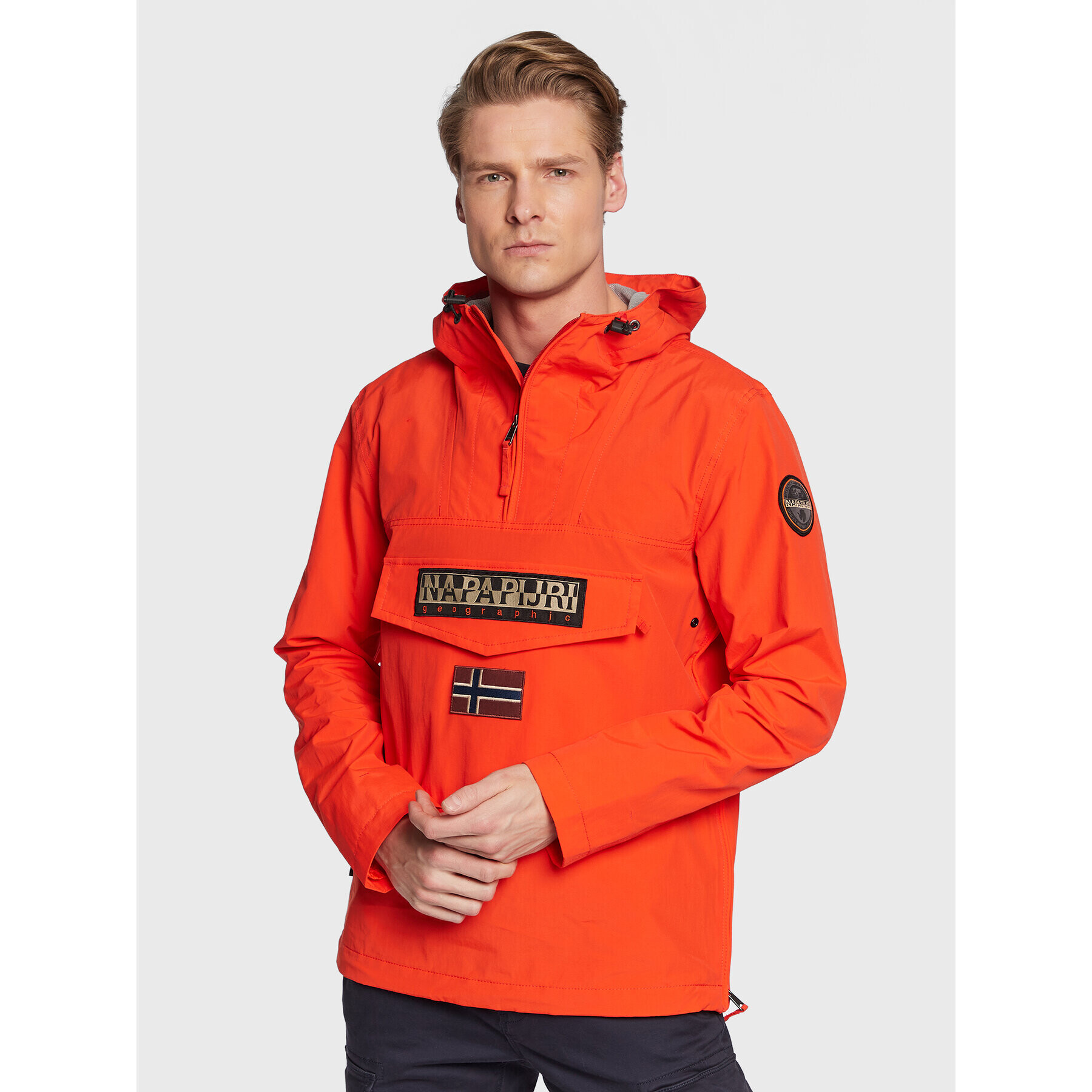 Napapijri Anorak Rainforest NP0A4G7D Oranžna Regular Fit - Pepit.si