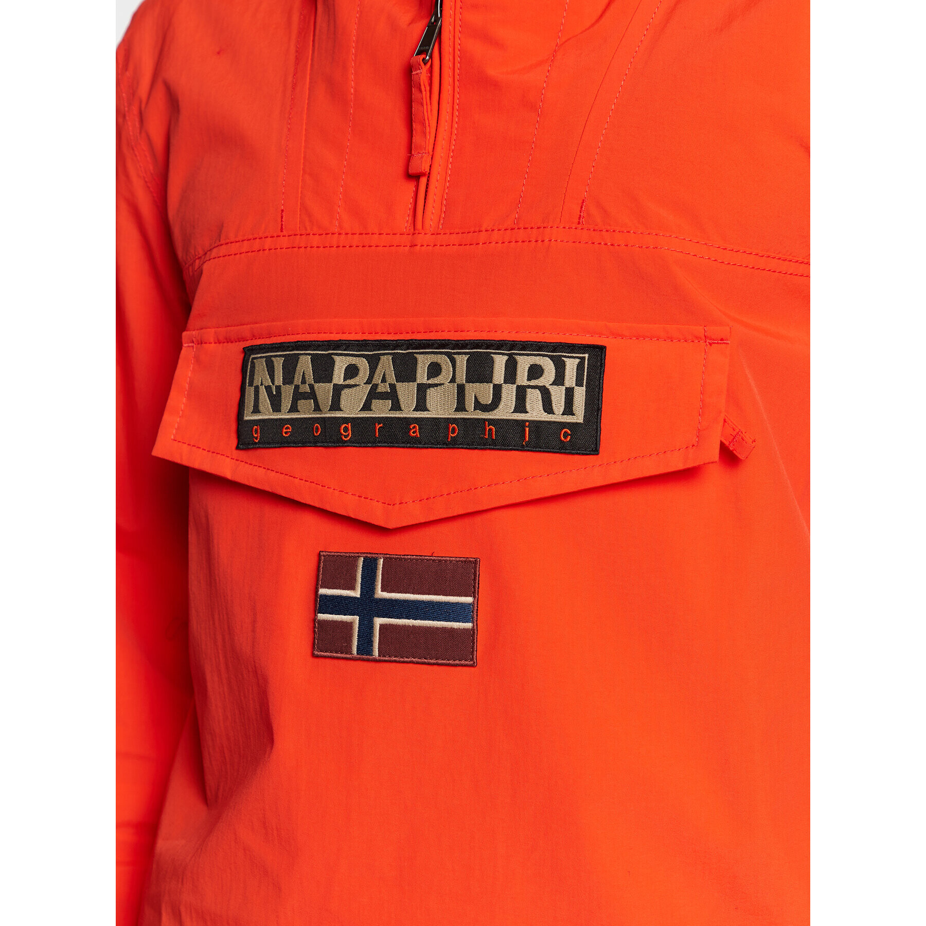 Napapijri Anorak Rainforest NP0A4G7D Oranžna Regular Fit - Pepit.si