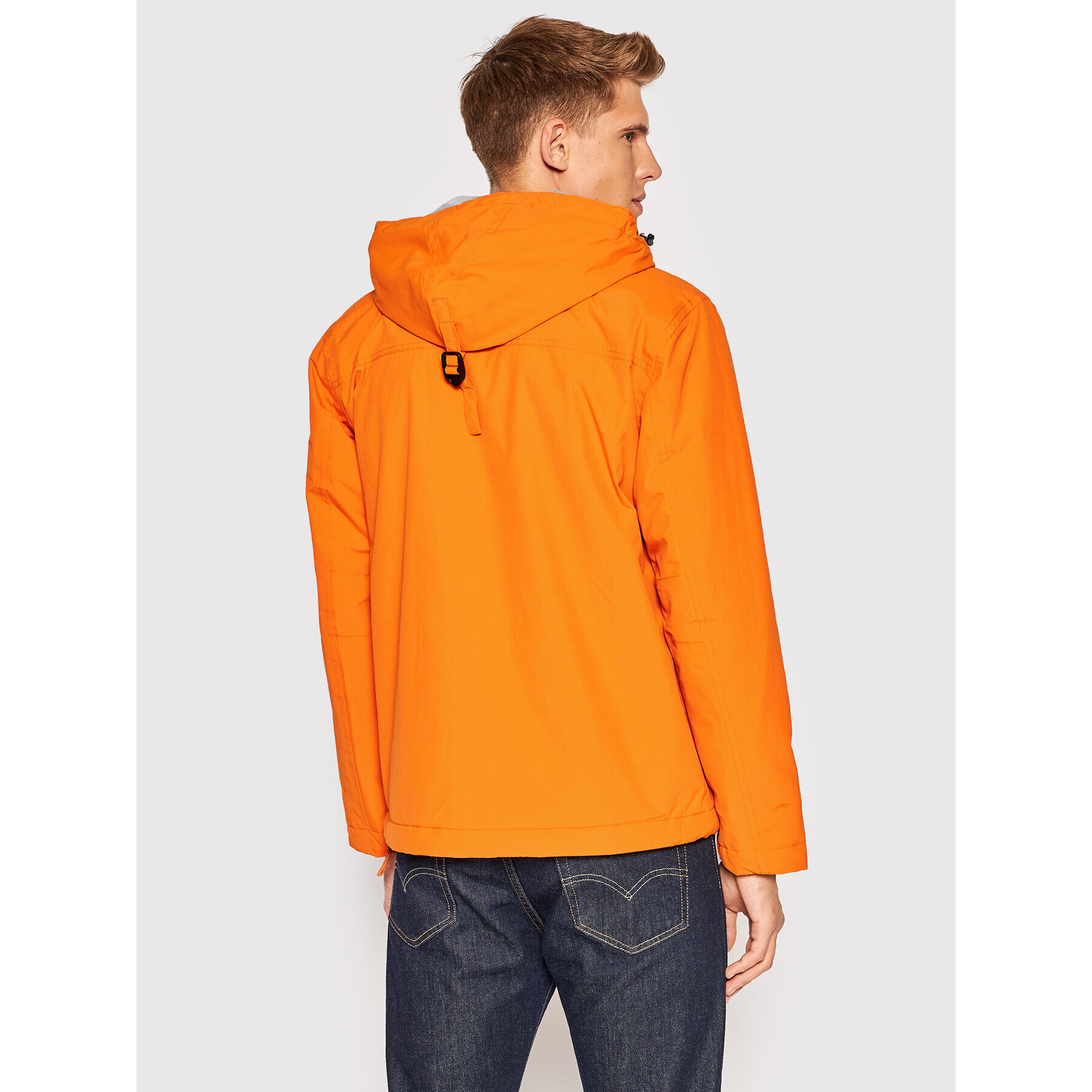 Napapijri Anorak Rainforest Pocket 2 NP0A4GMD Oranžna Regular Fit - Pepit.si