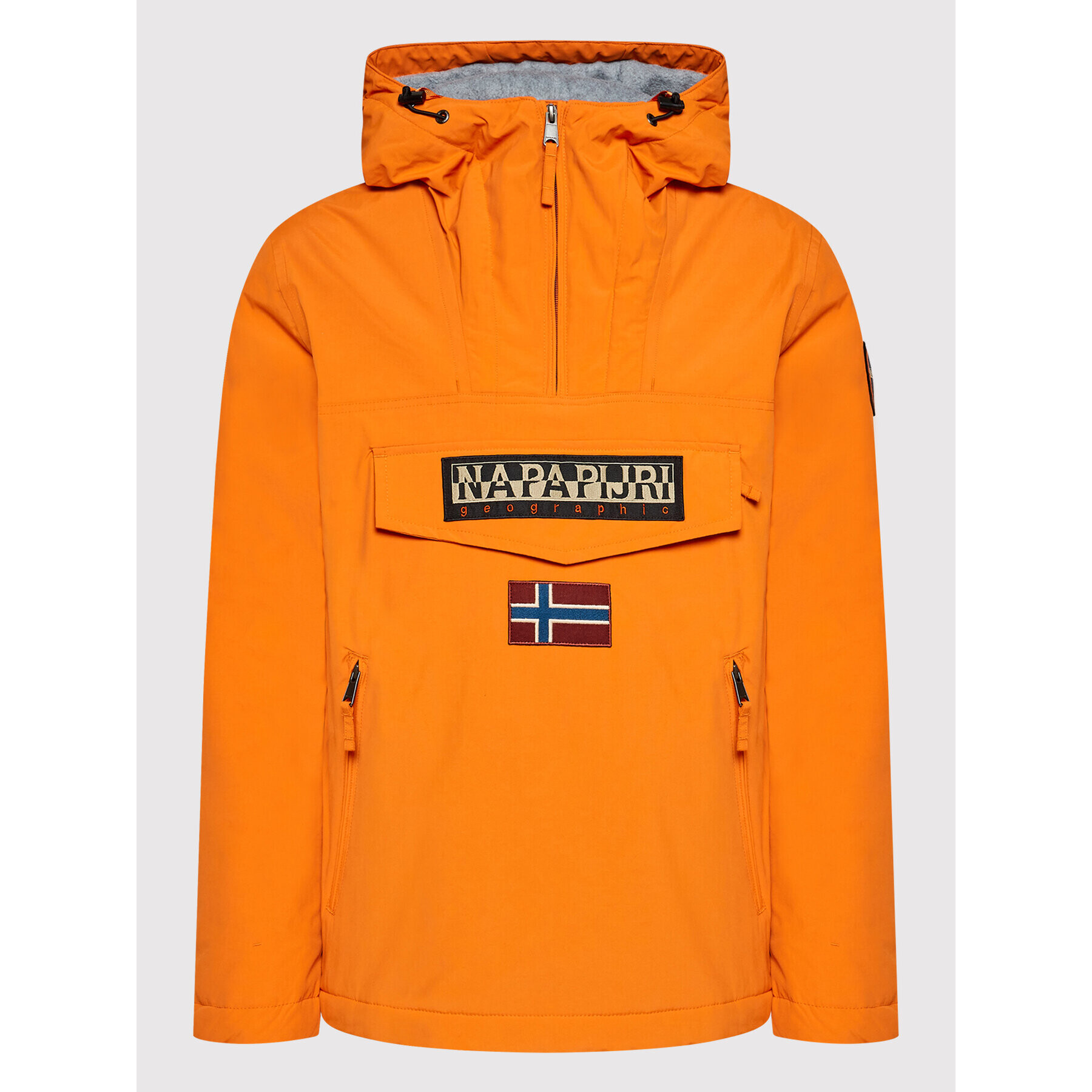 Napapijri Anorak Rainforest Pocket 2 NP0A4GMD Oranžna Regular Fit - Pepit.si