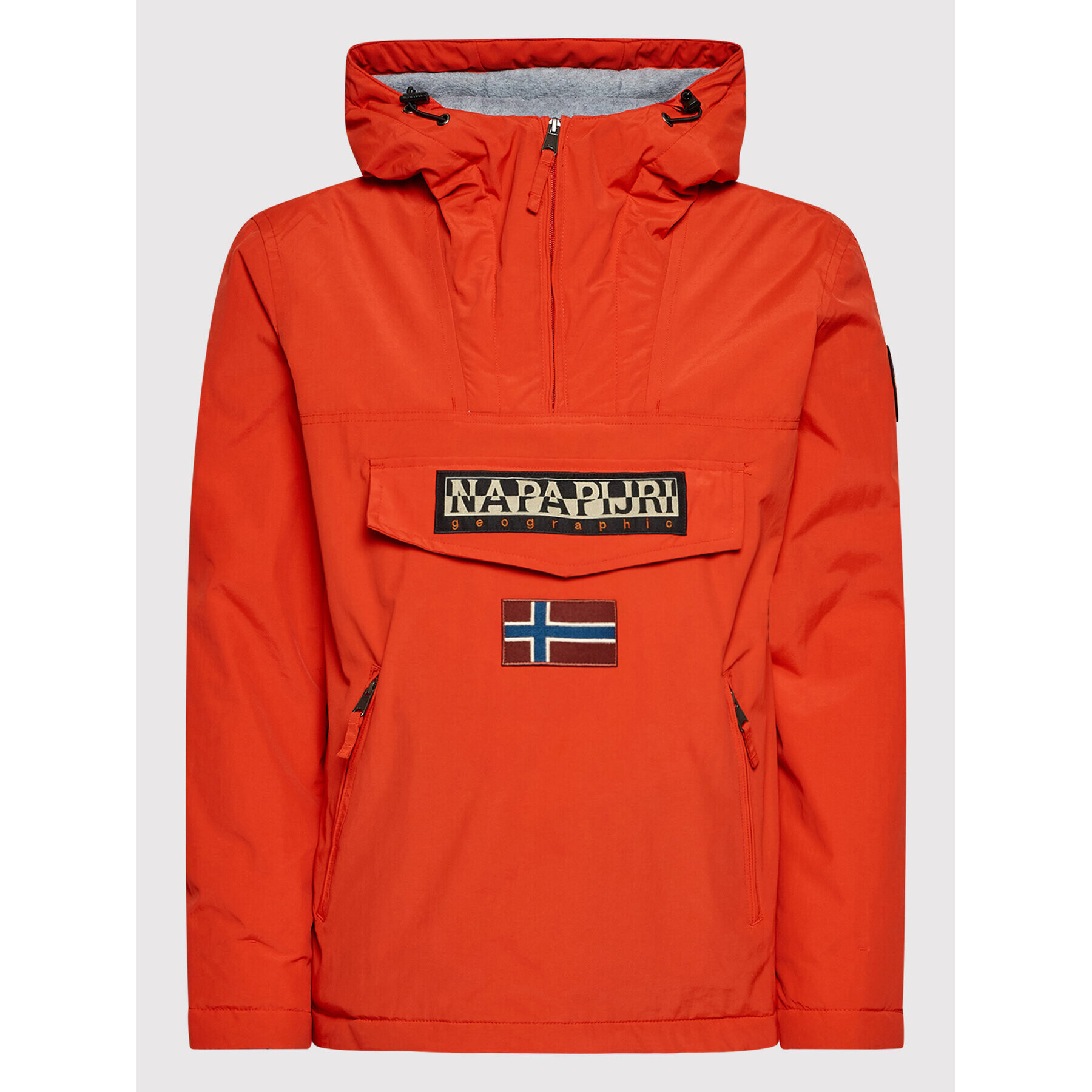 Napapijri Anorak Rainforest Pocket 2 NP0A4GMD Rdeča Regular Fit - Pepit.si