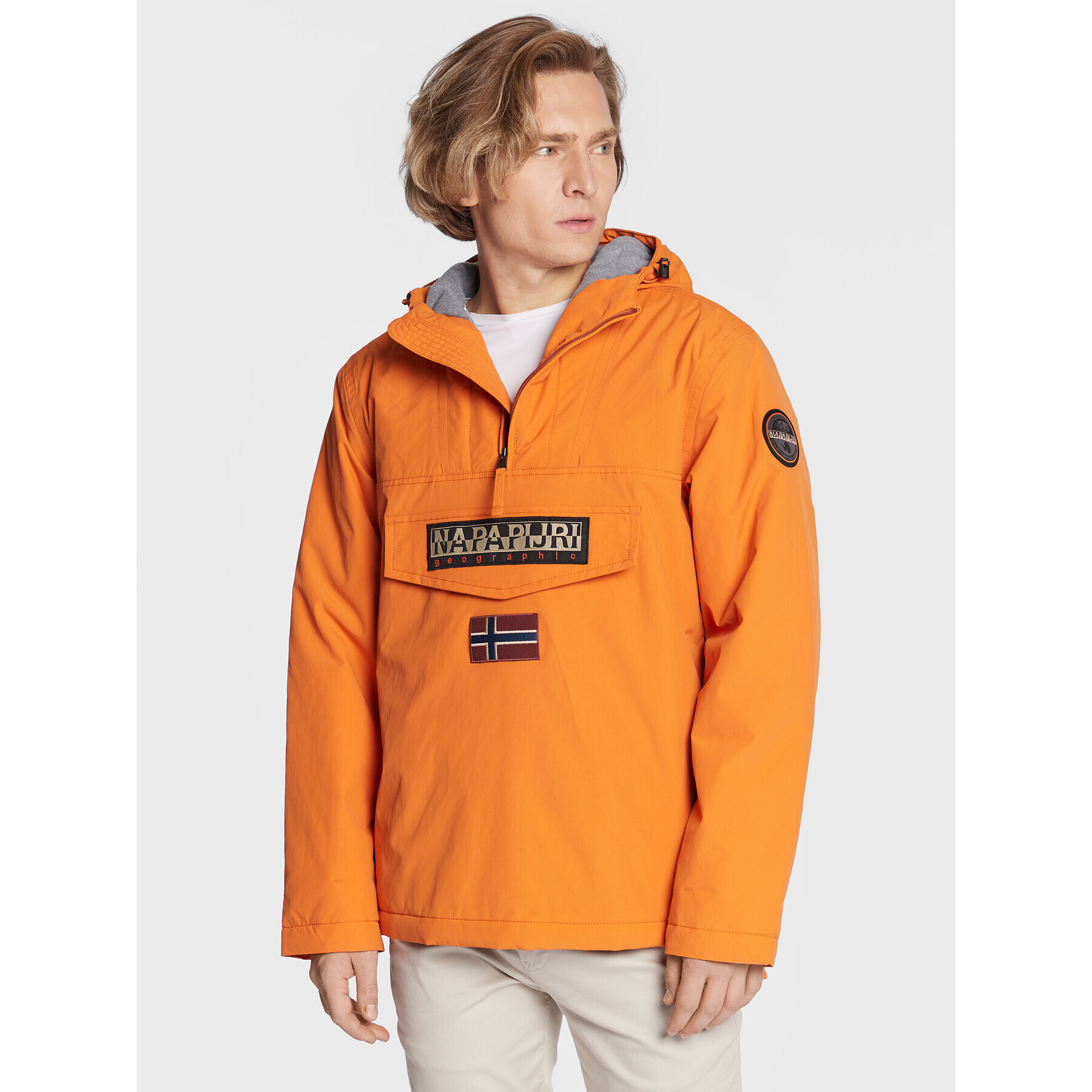 Napapijri Anorak Rainforest Winter 3 NP0A4GMC Oranžna Regular Fit - Pepit.si