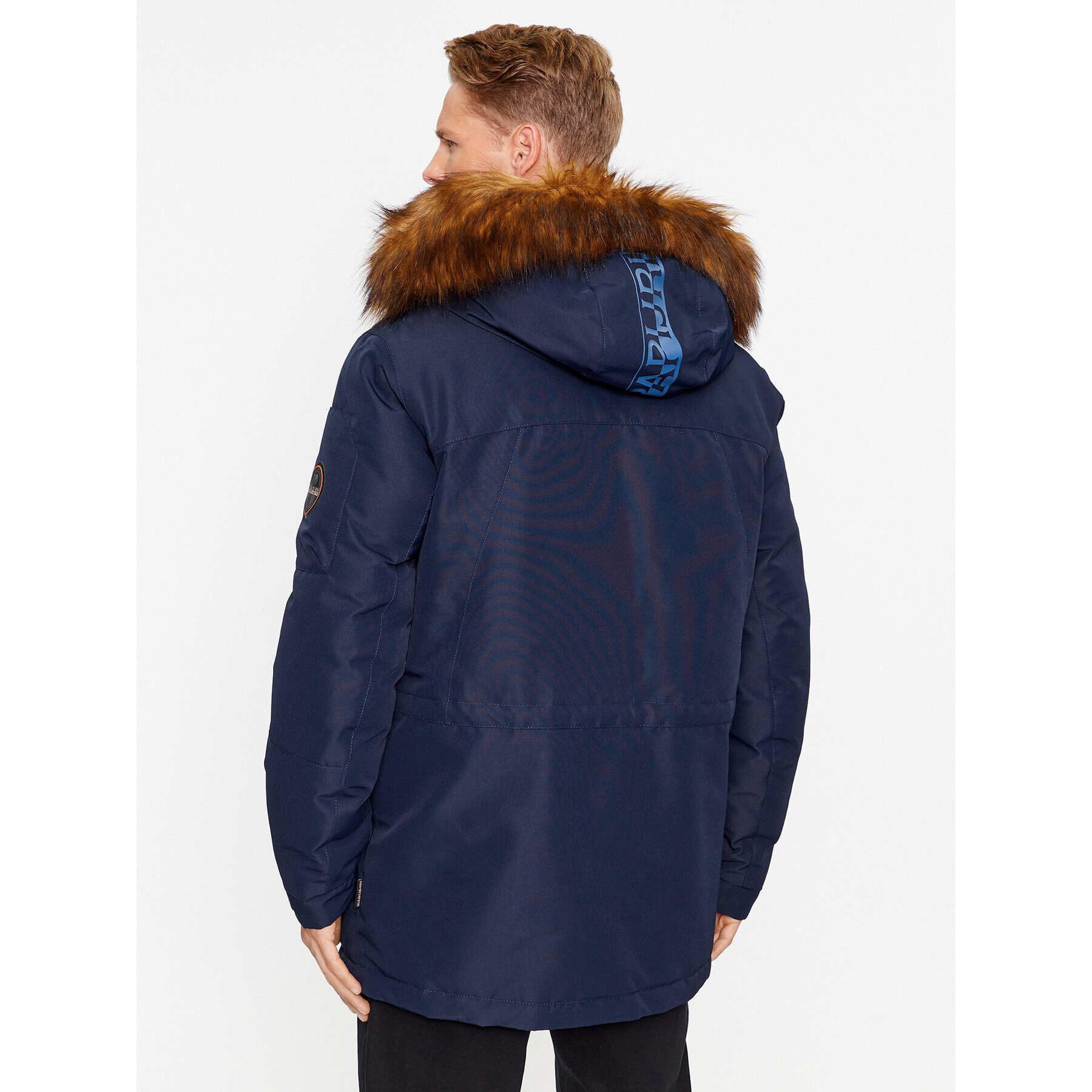 Napapijri Parka A-Dna Explorer NP0A4HEP Mornarsko modra Regular Fit - Pepit.si