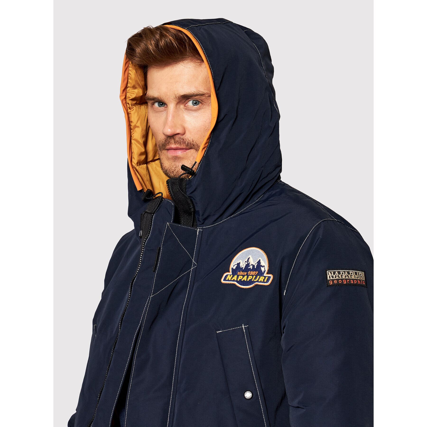 Napapijri Parka Asther NP0A4FLI Mornarsko modra Regular Fit - Pepit.si