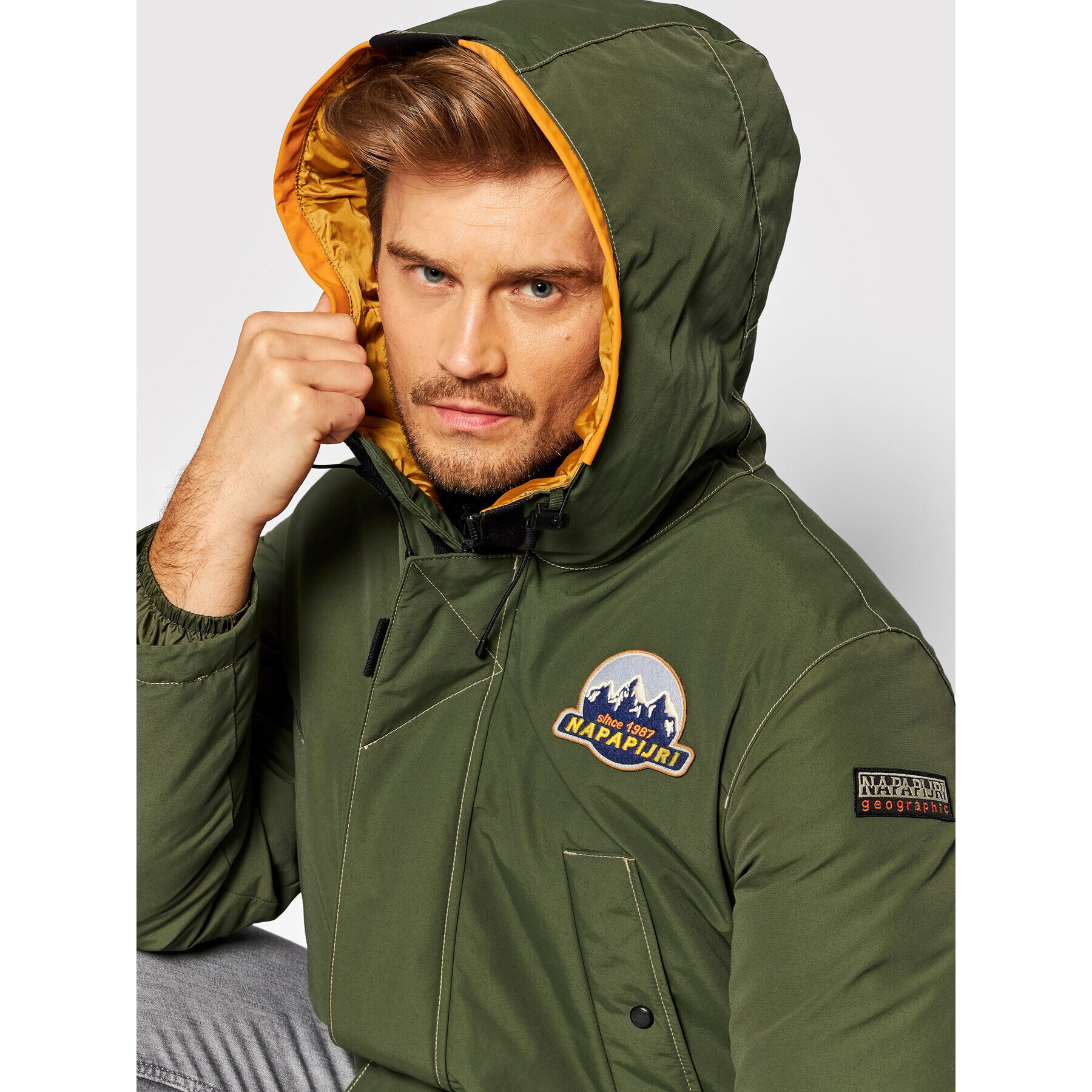 Napapijri Parka Asther NP0A4FLI Zelena Regular Fit - Pepit.si