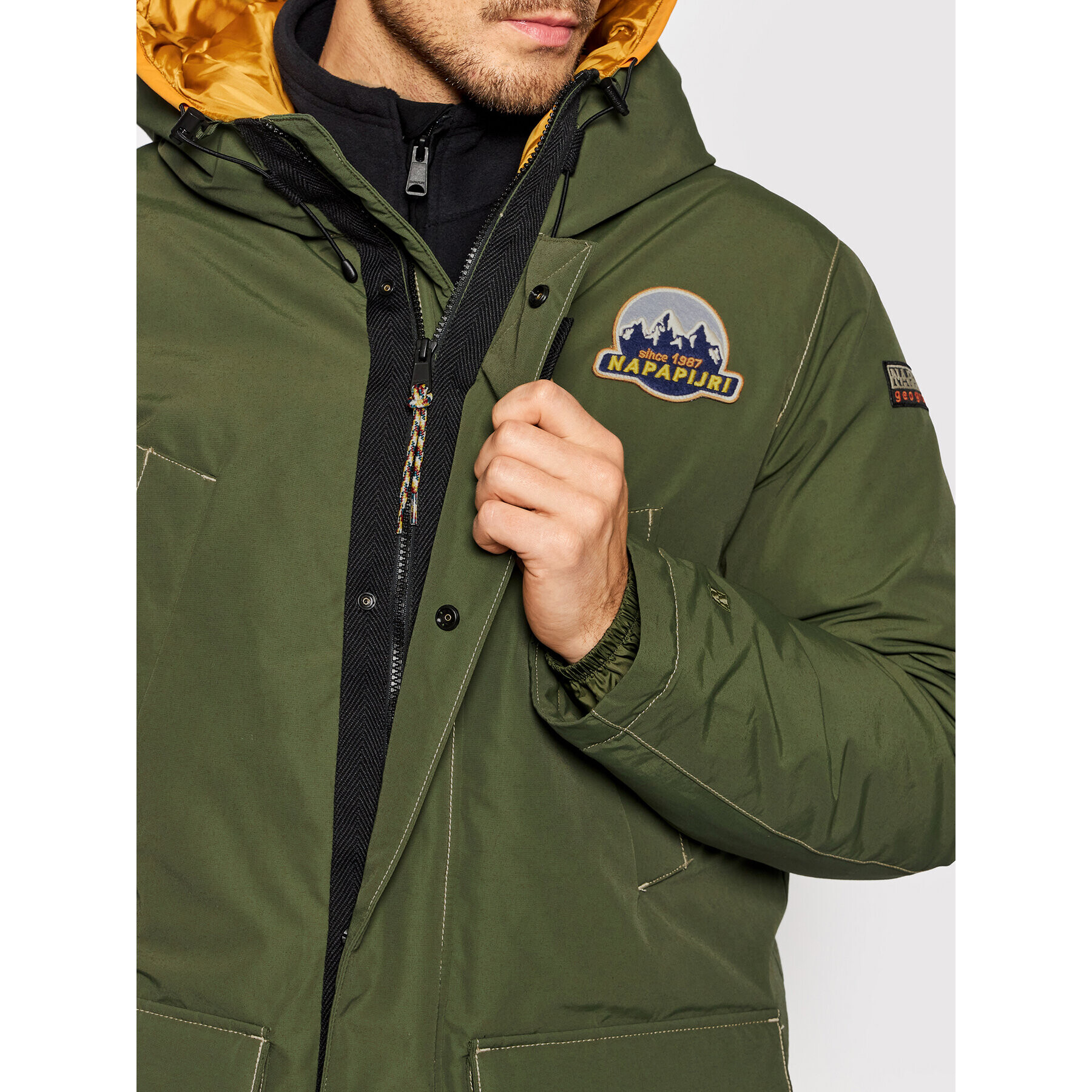 Napapijri Parka Asther NP0A4FLI Zelena Regular Fit - Pepit.si