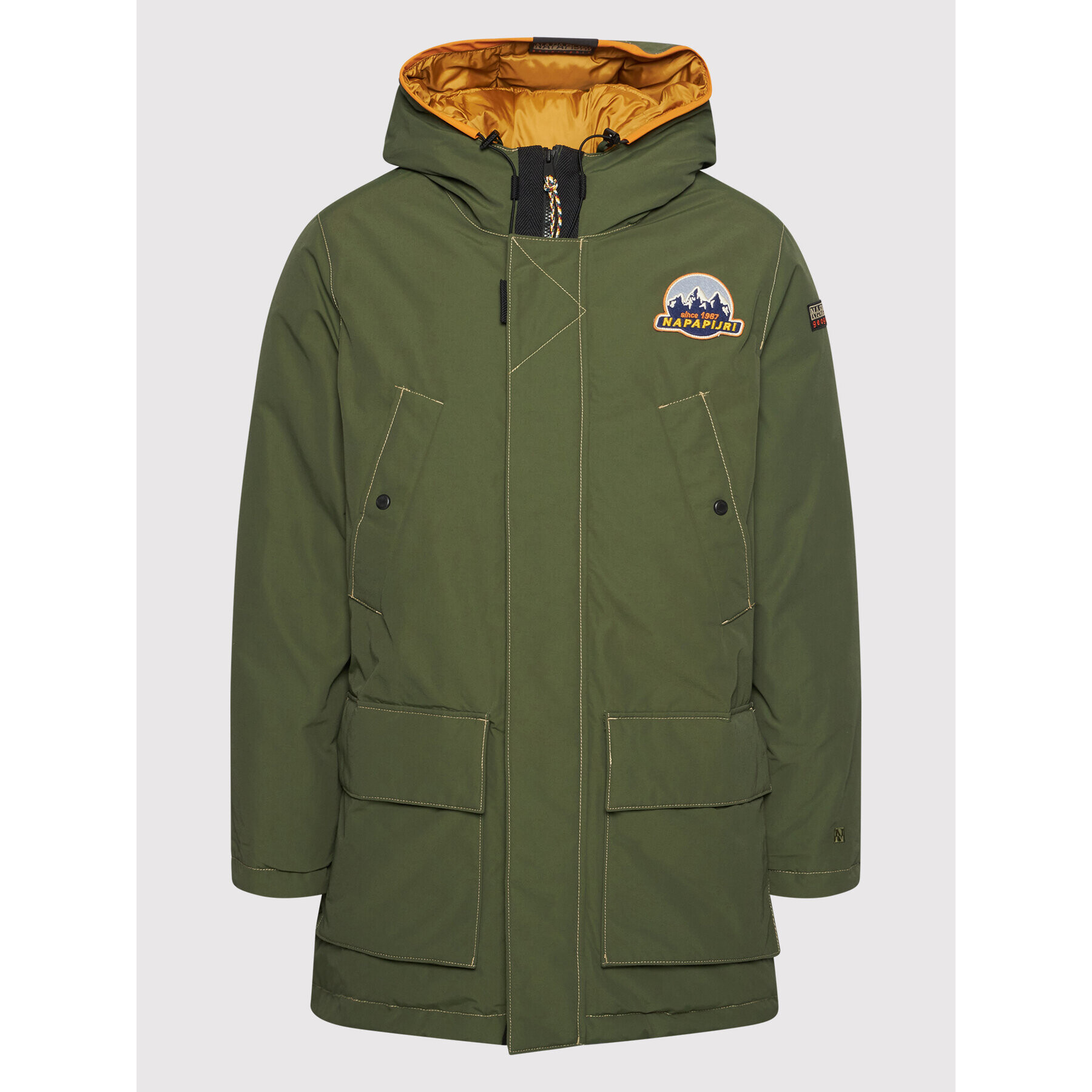 Napapijri Parka Asther NP0A4FLI Zelena Regular Fit - Pepit.si