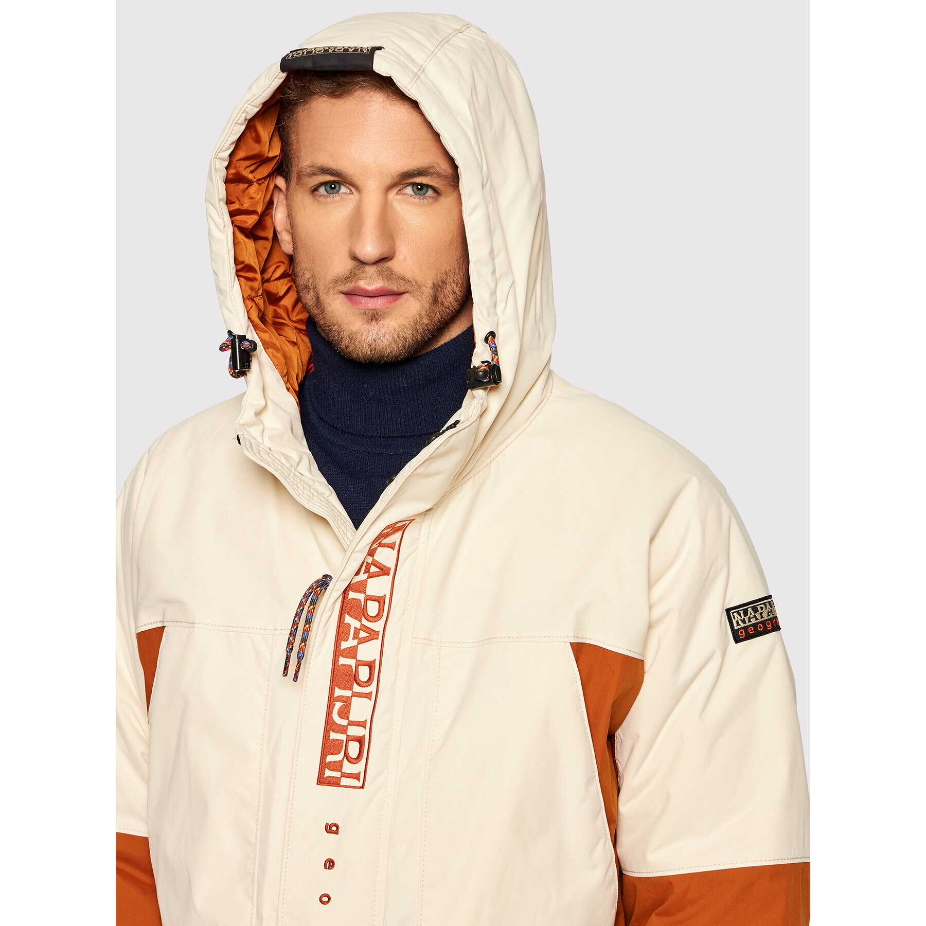 Napapijri Parka NP0A4FPQ Bež Regular Fit - Pepit.si