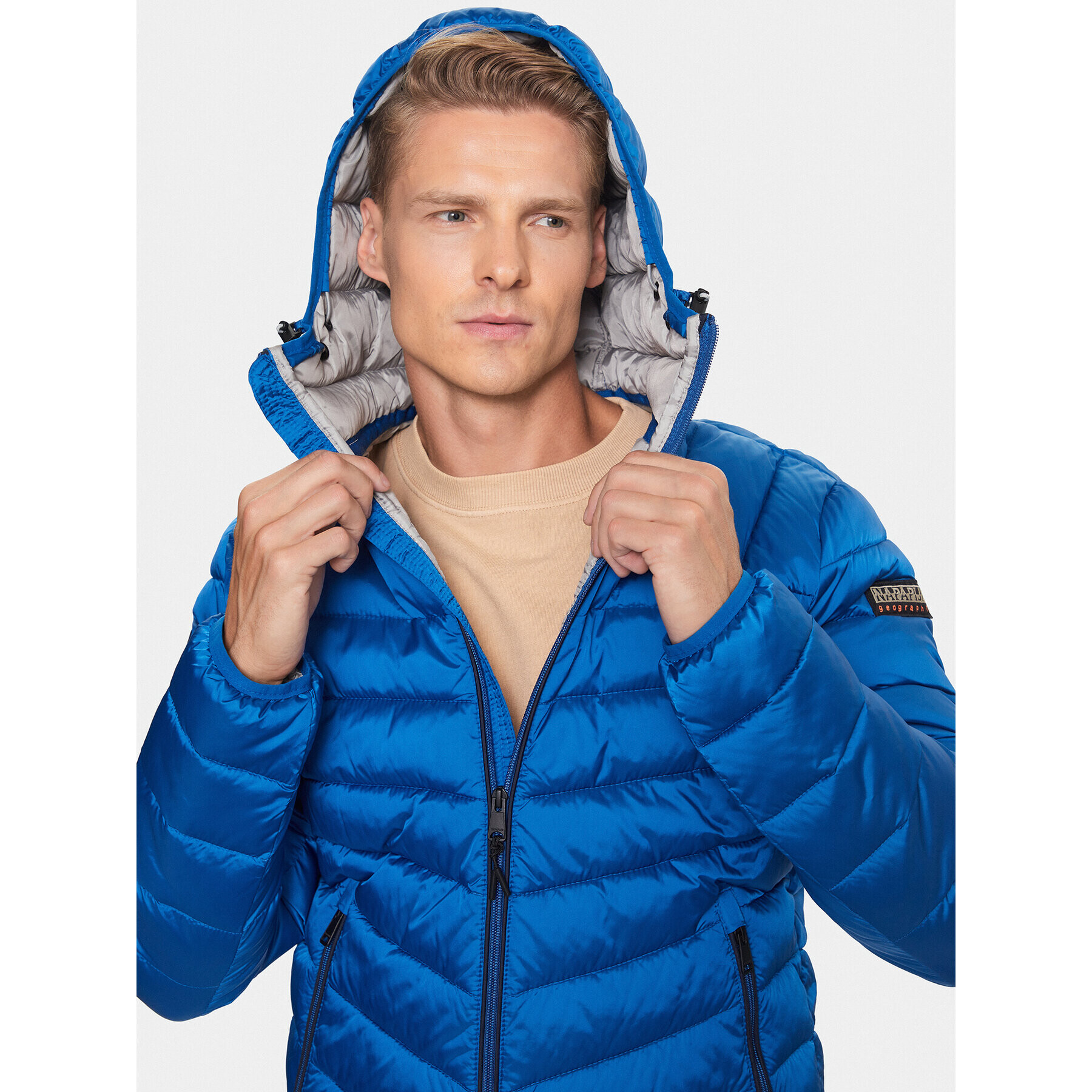 Napapijri Puhovka Aerons NP0A4GJO Modra Regular Fit - Pepit.si