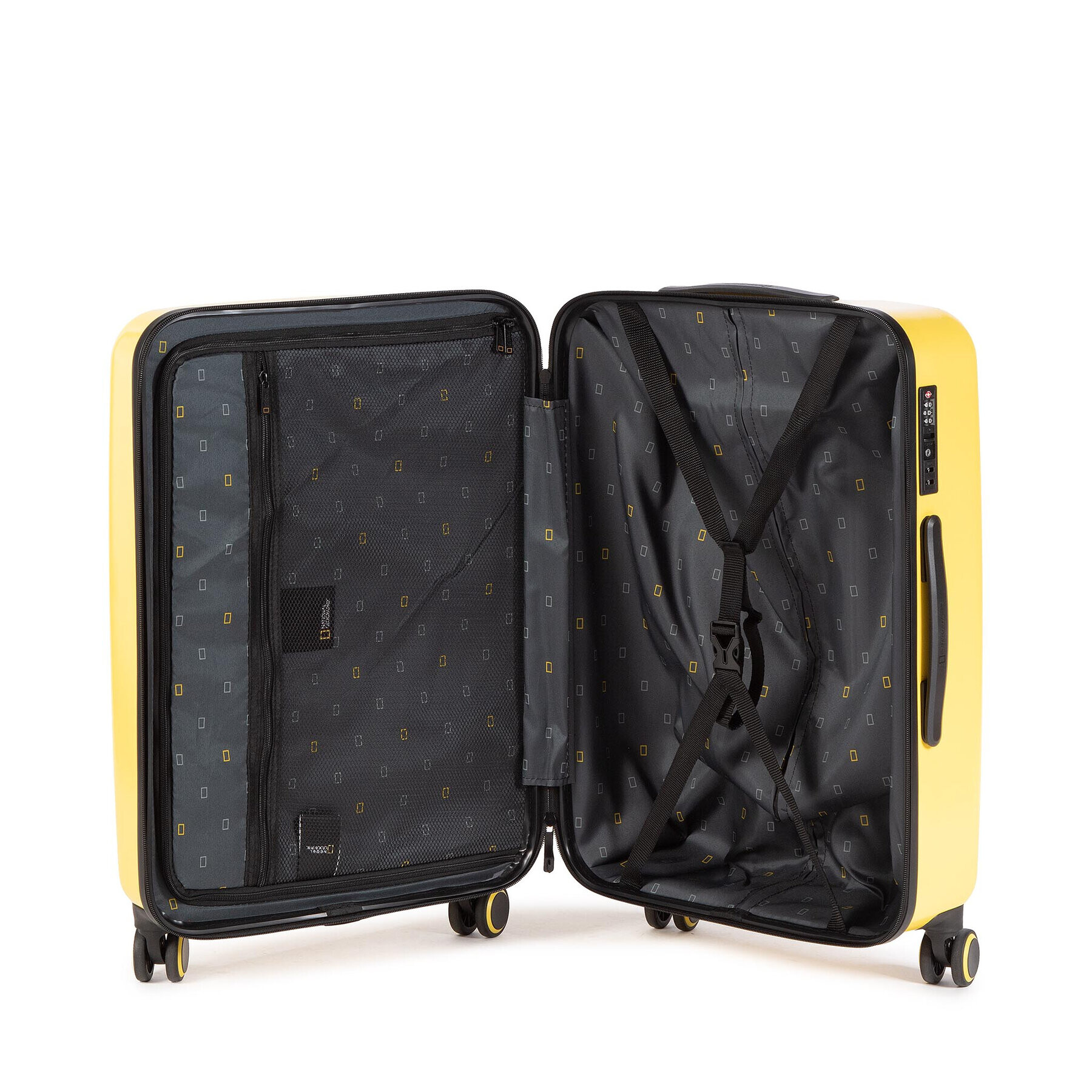 National Geographic Srednji voziček Medium Trolley N205HA.60.68 Rumena - Pepit.si