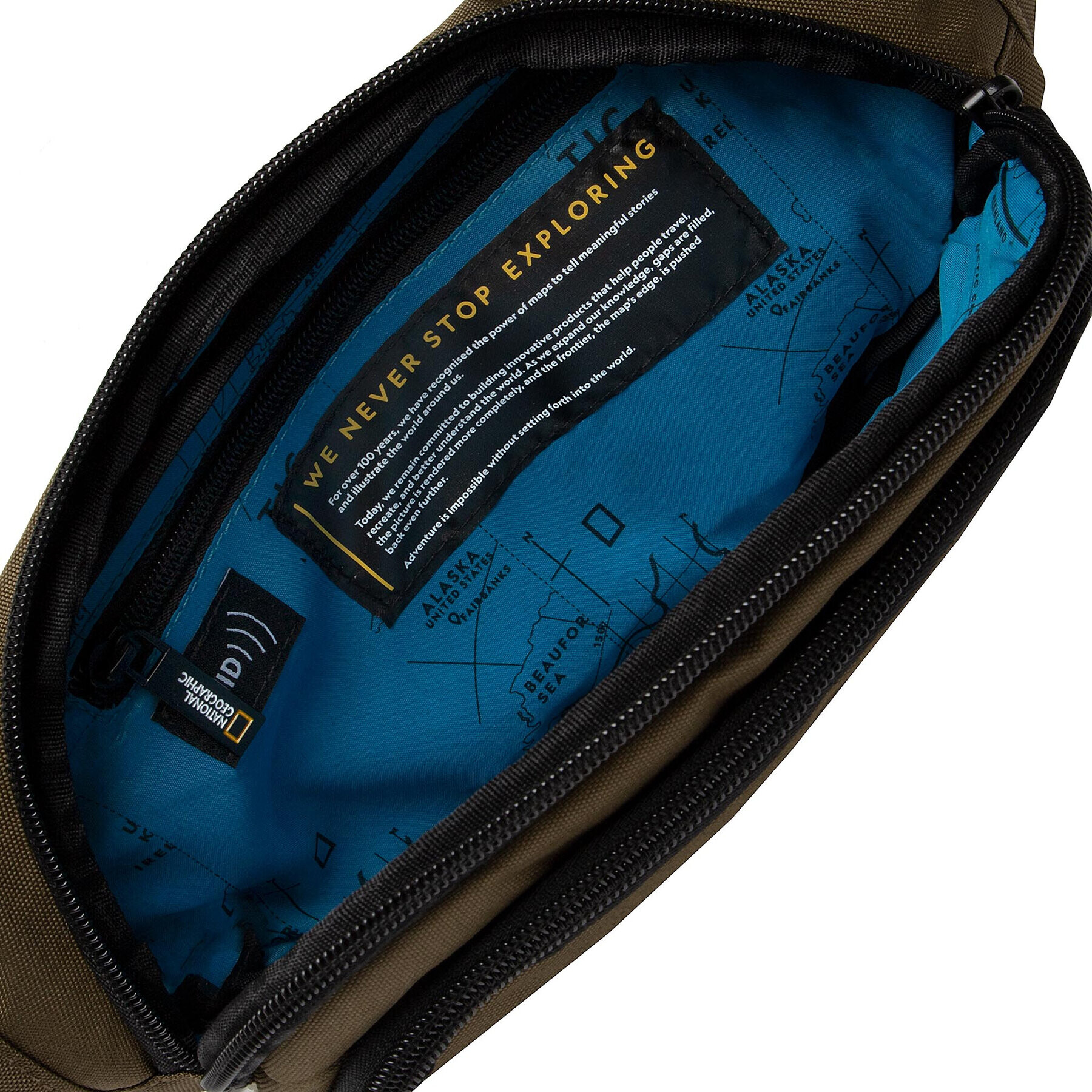 National Geographic torba za okoli pasu Waist Bag N20901.11 Zelena - Pepit.si